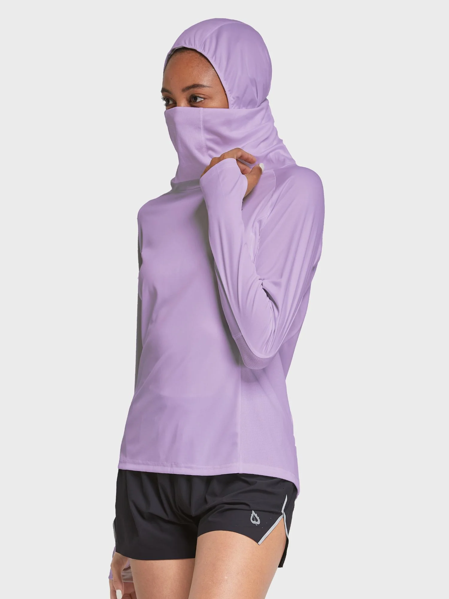 Women's UPF 50+ Hiking Shirt With Face Cover - Image 15