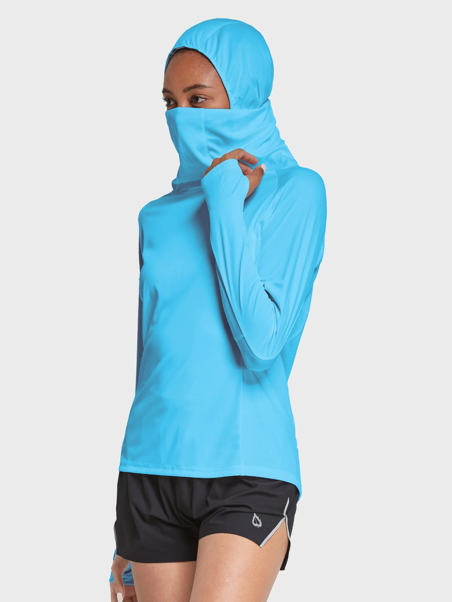 Women's UPF 50+ Hiking Shirt With Face Cover - Image 28