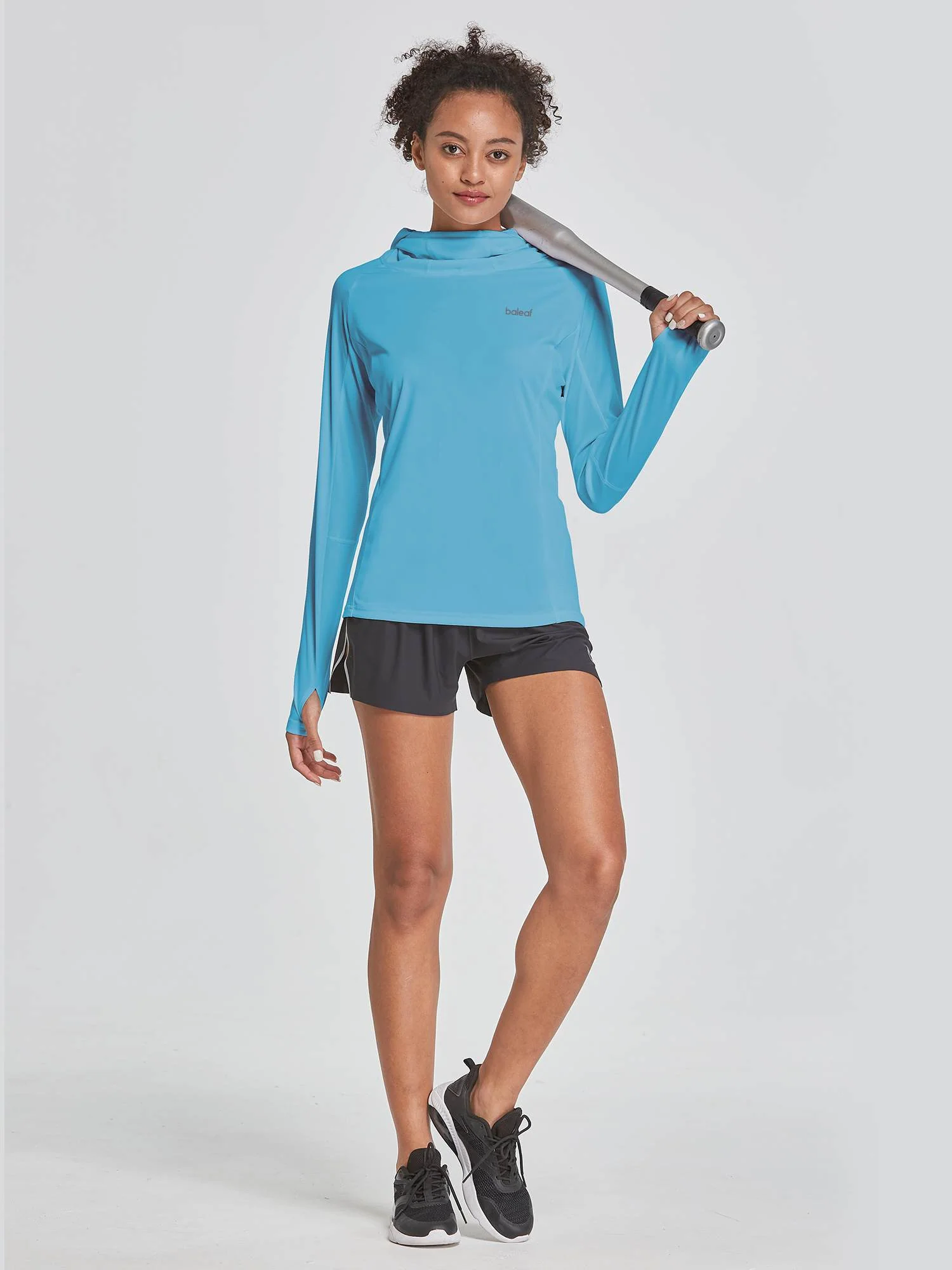 Women's UPF 50+ Hiking Shirt With Face Cover - Image 29