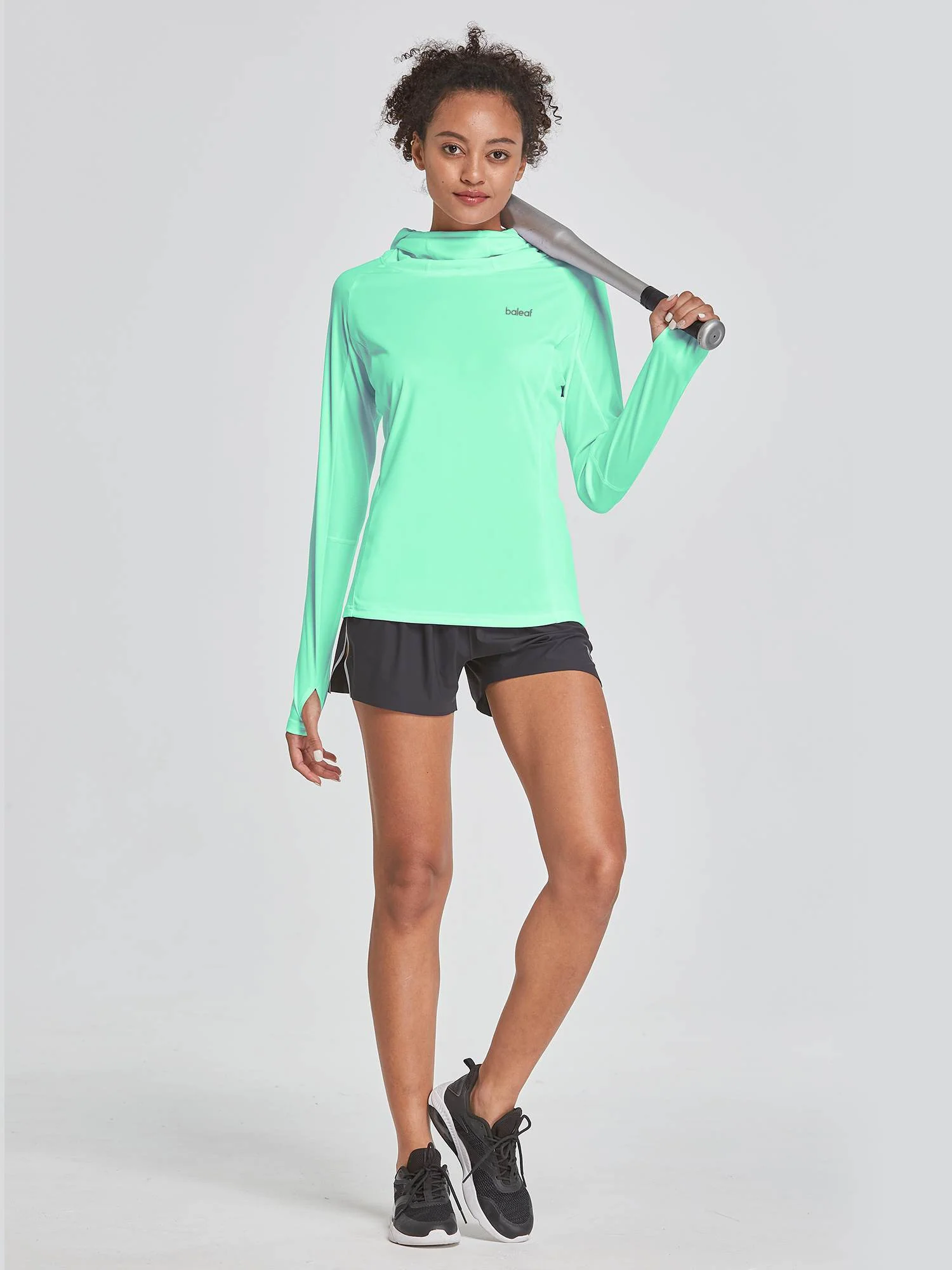 Women's UPF 50+ Hiking Shirt With Face Cover - Image 6