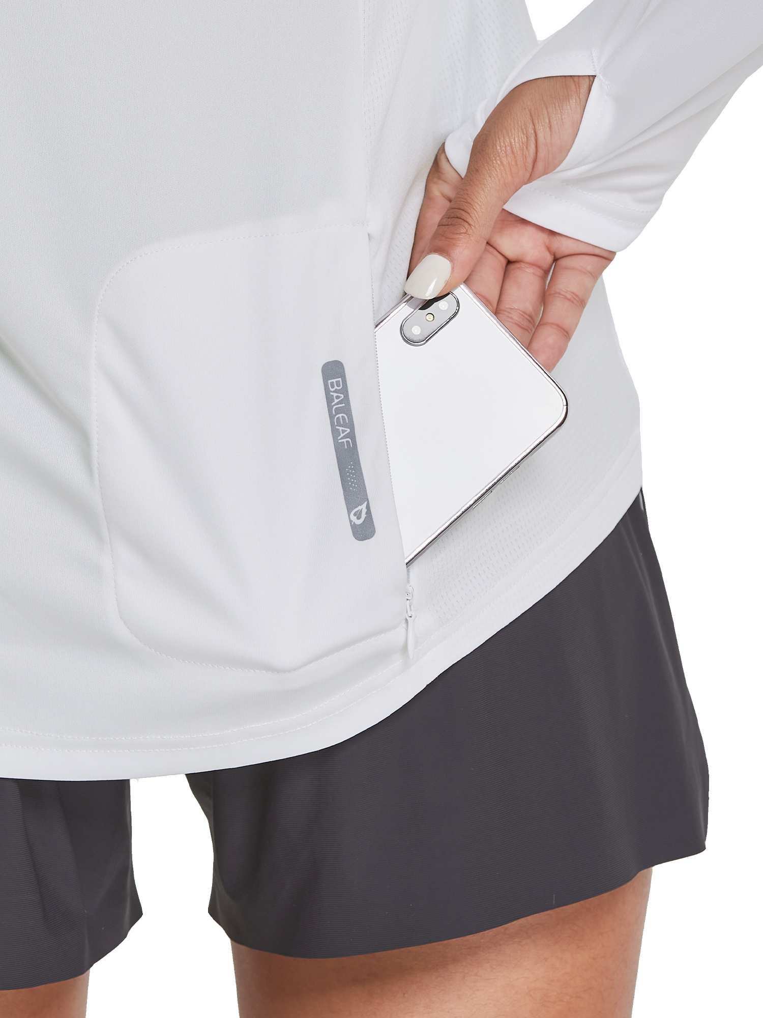 Women's UPF 50+ Hiking Shirt With Face Cover - Image 8
