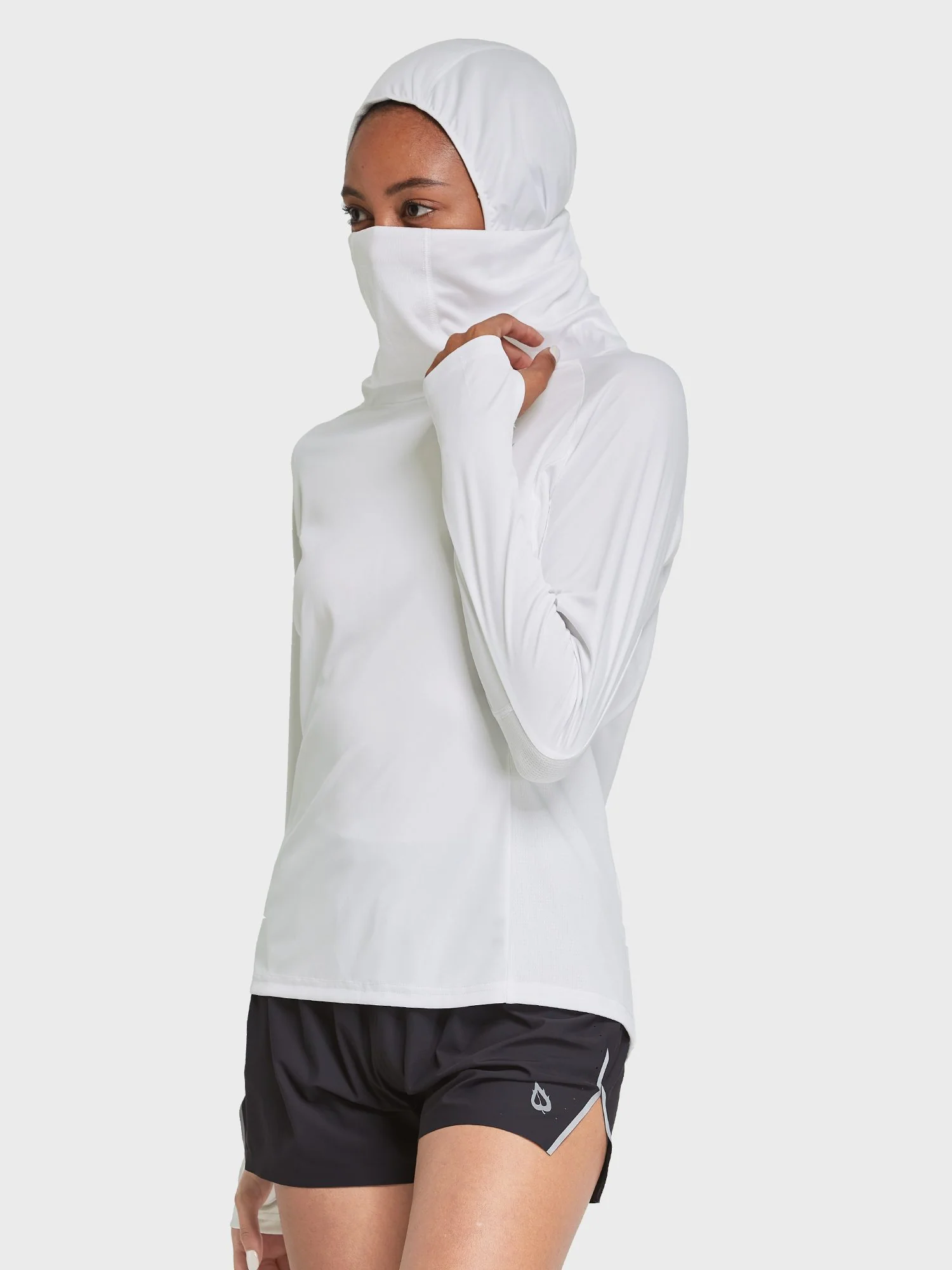 Women's UPF 50+ Hiking Shirt With Face Cover - Image 9