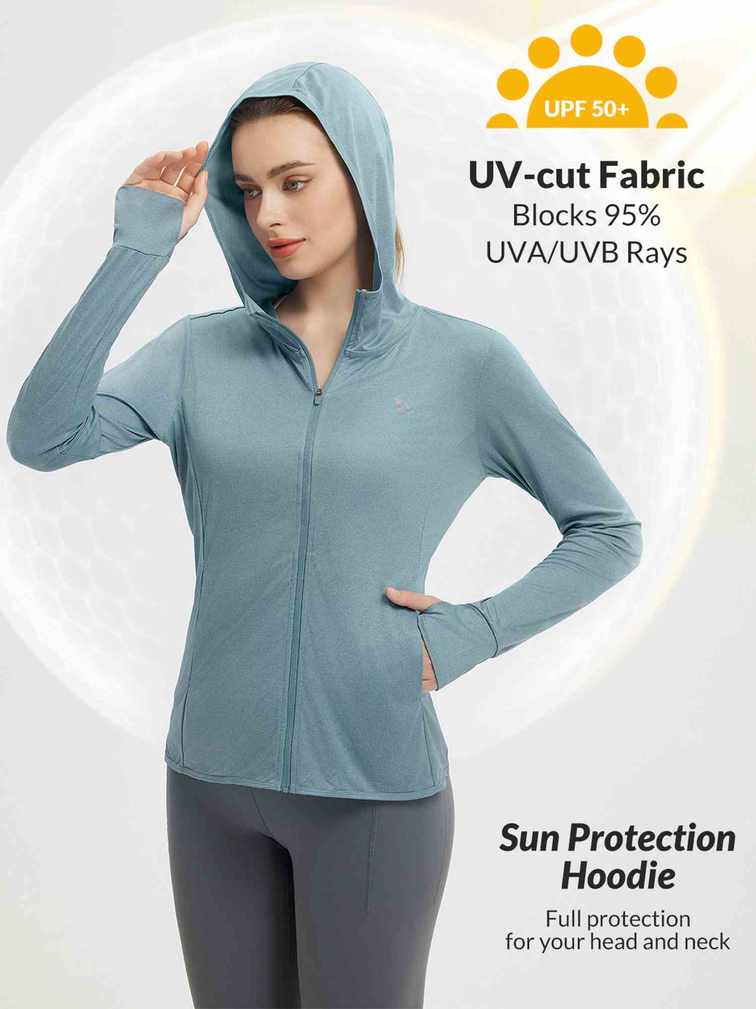 Women's Long Sleeve Sun Protection Jacket - Image 14