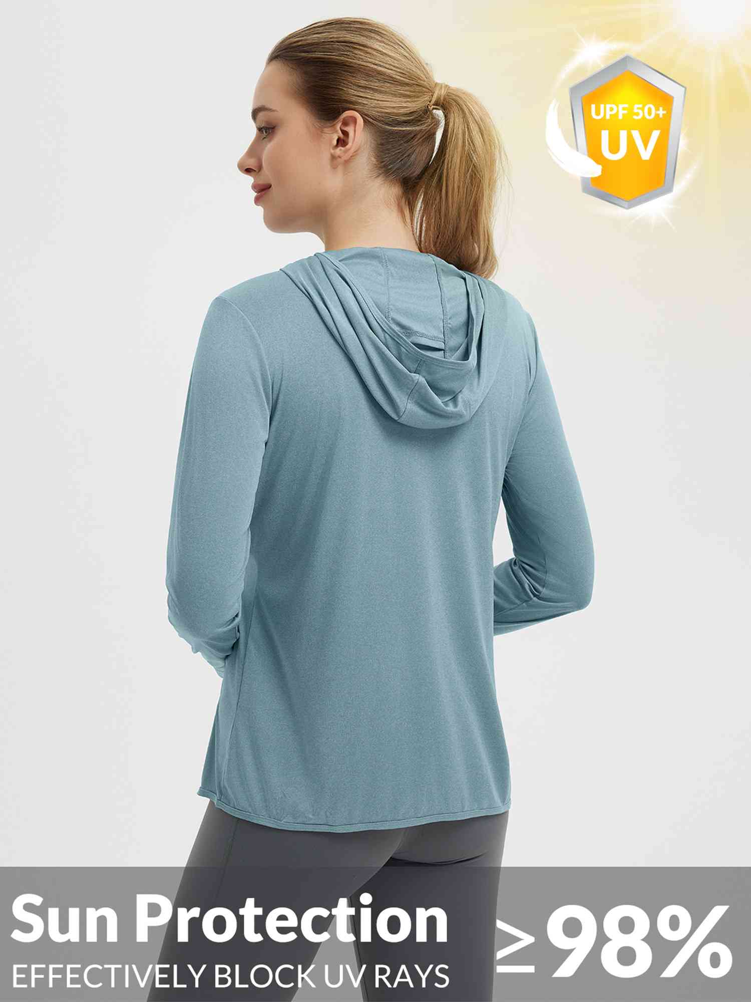 Women's Long Sleeve Sun Protection Jacket - Image 15