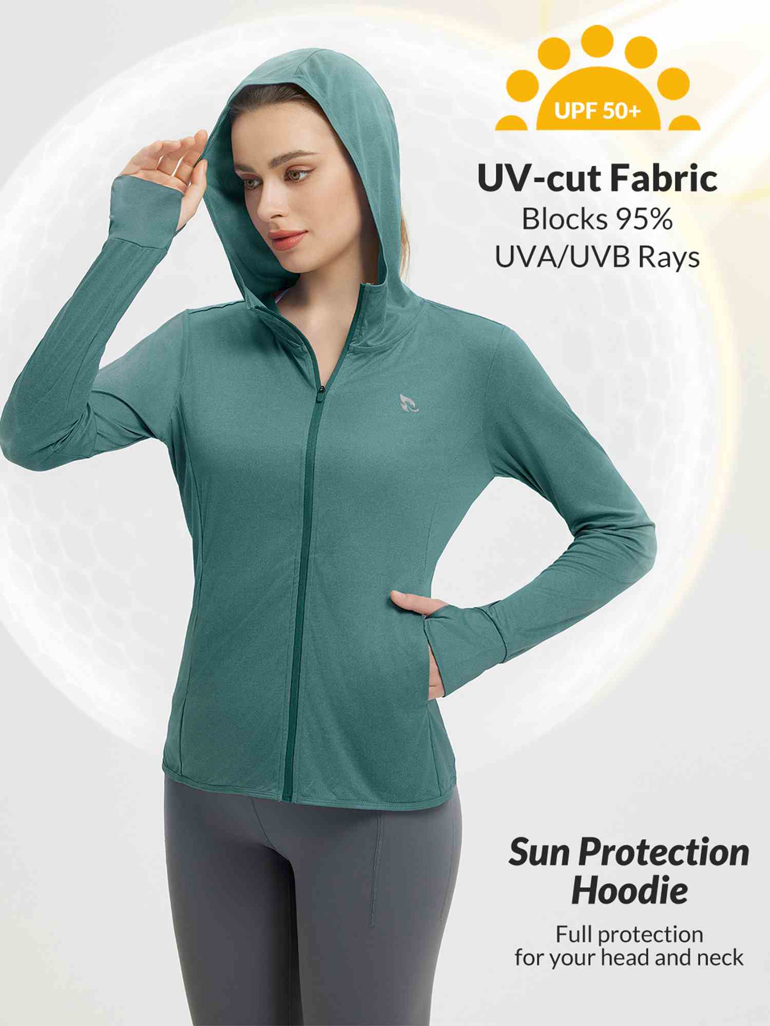 Women's Long Sleeve Sun Protection Jacket - Image 17
