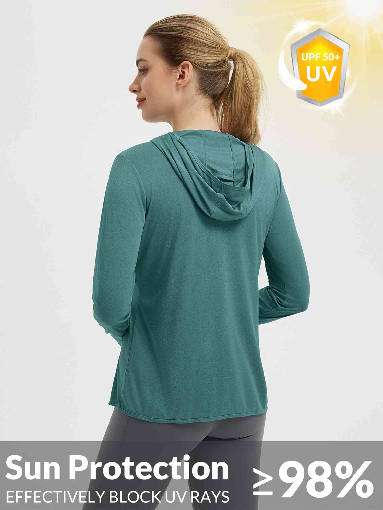 Women's Long Sleeve Sun Protection Jacket - Image 18