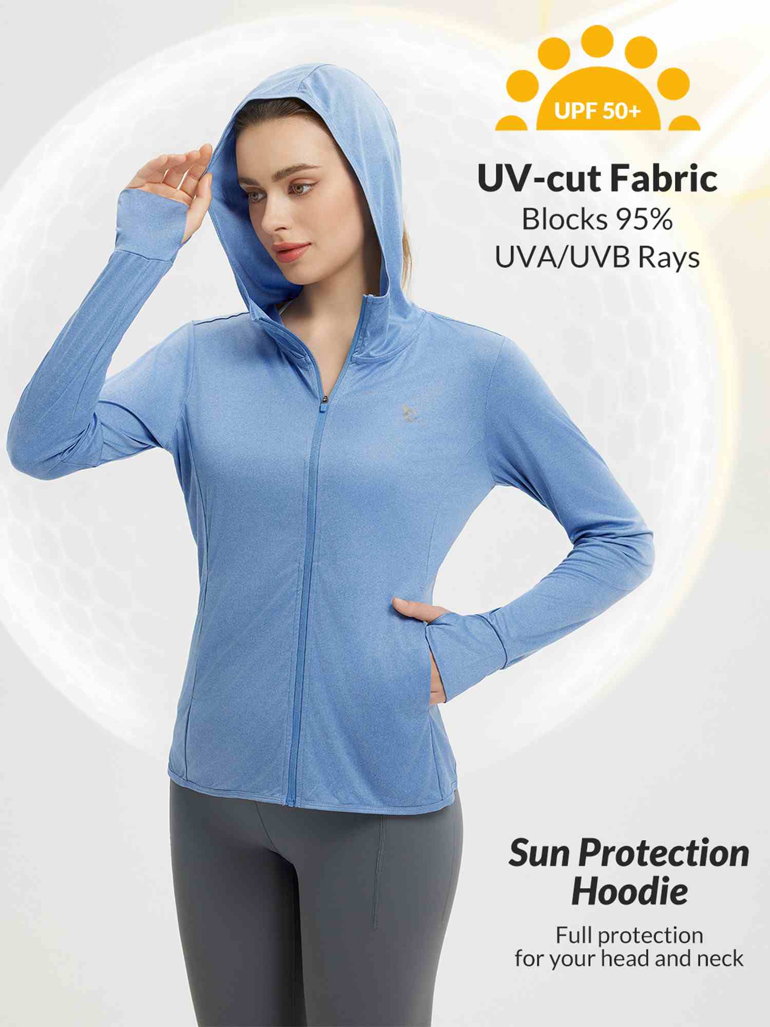 Women's Long Sleeve Sun Protection Jacket - Image 4