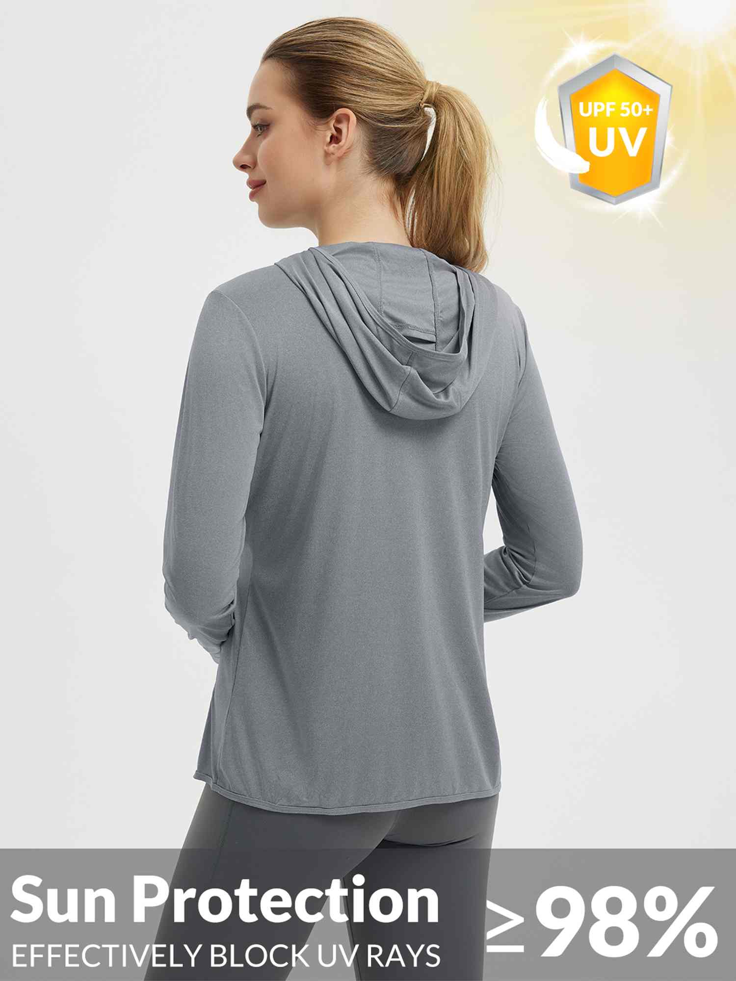 Women's Long Sleeve Sun Protection Jacket - Image 7