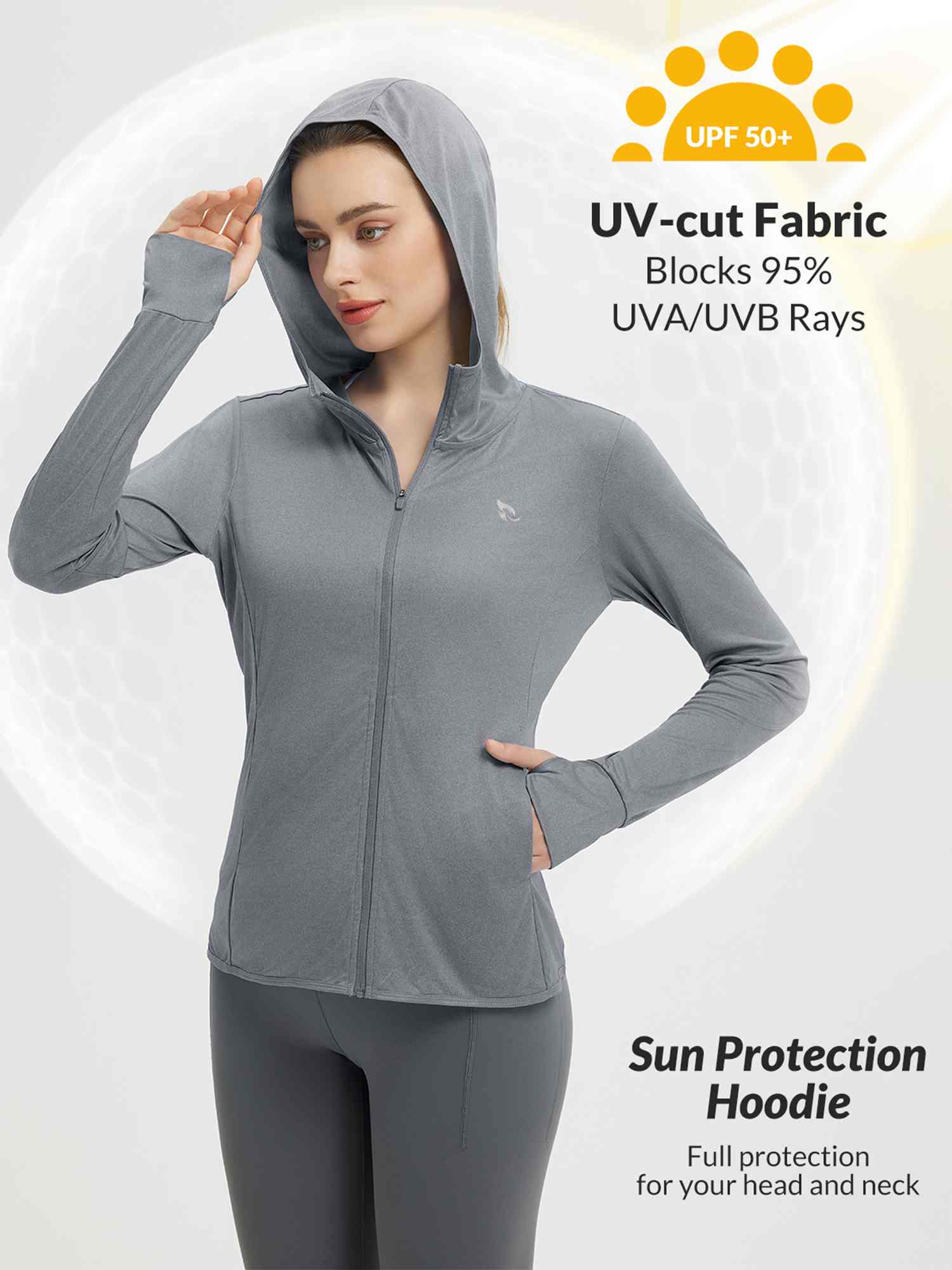 Women's Long Sleeve Sun Protection Jacket - Image 8