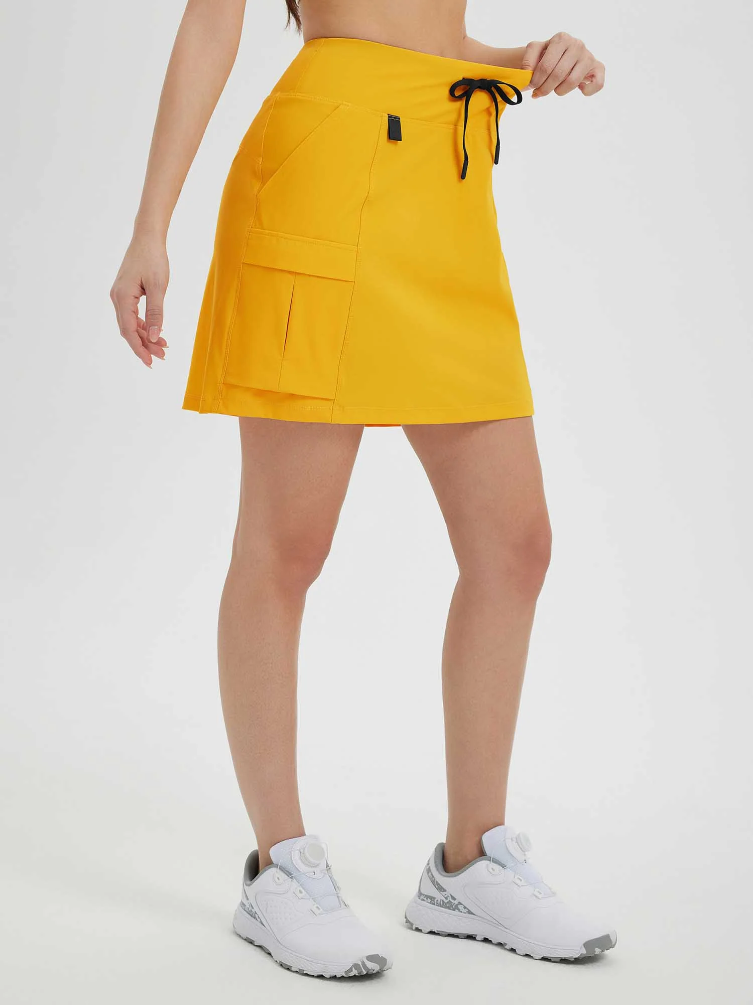 Women's 16" UPF 50+ Quick-Dry Hiking Cargo Skort - Image 20