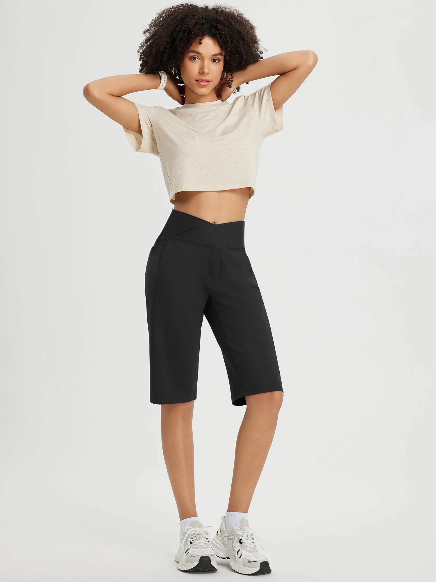Secret Breeze 14" High-Rise Bermuda Shorts - Image 3