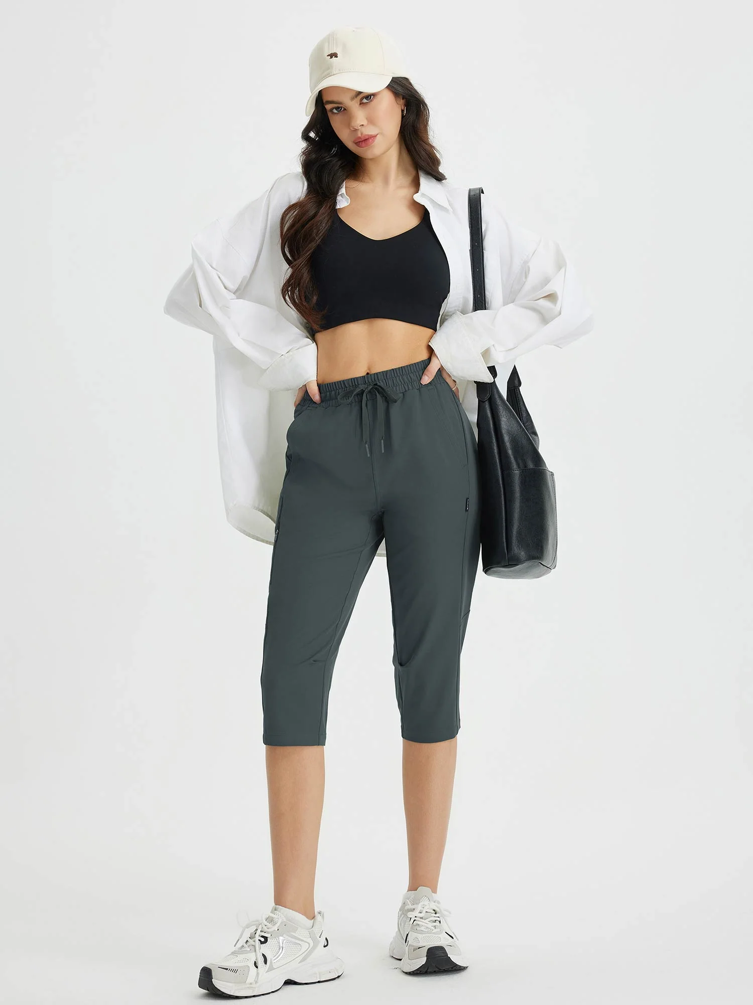 Raindrop Ready Multi-Pockets Capris - Image 26