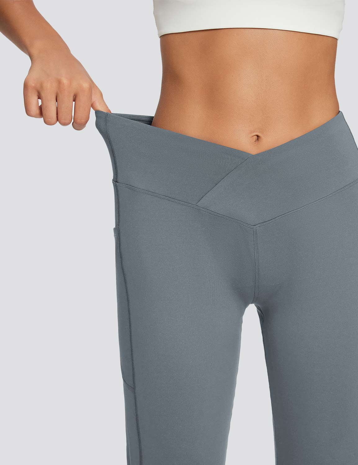 Laureate Women's Crossover Waist Yoga Pants - Image 11