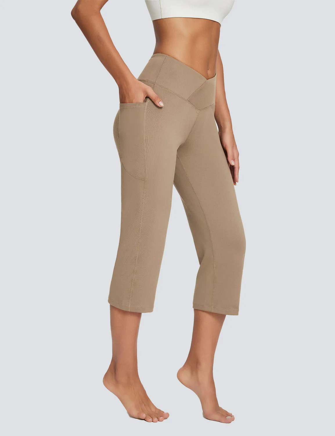 Laureate Women's Crossover Waist Yoga Pants - Image 3