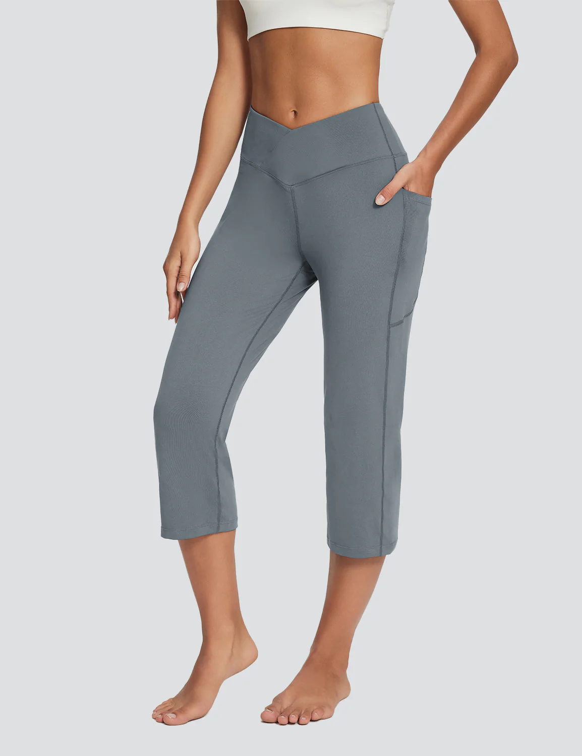 Laureate Women's Crossover Waist Yoga Pants - Image 9