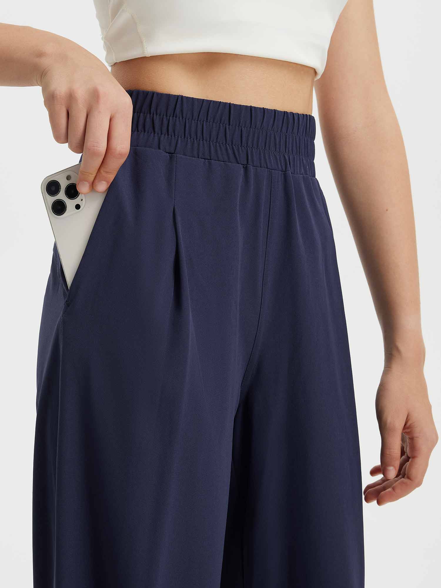 Evening Drift UPF 50+ Wide-Leg Pants - Image 23