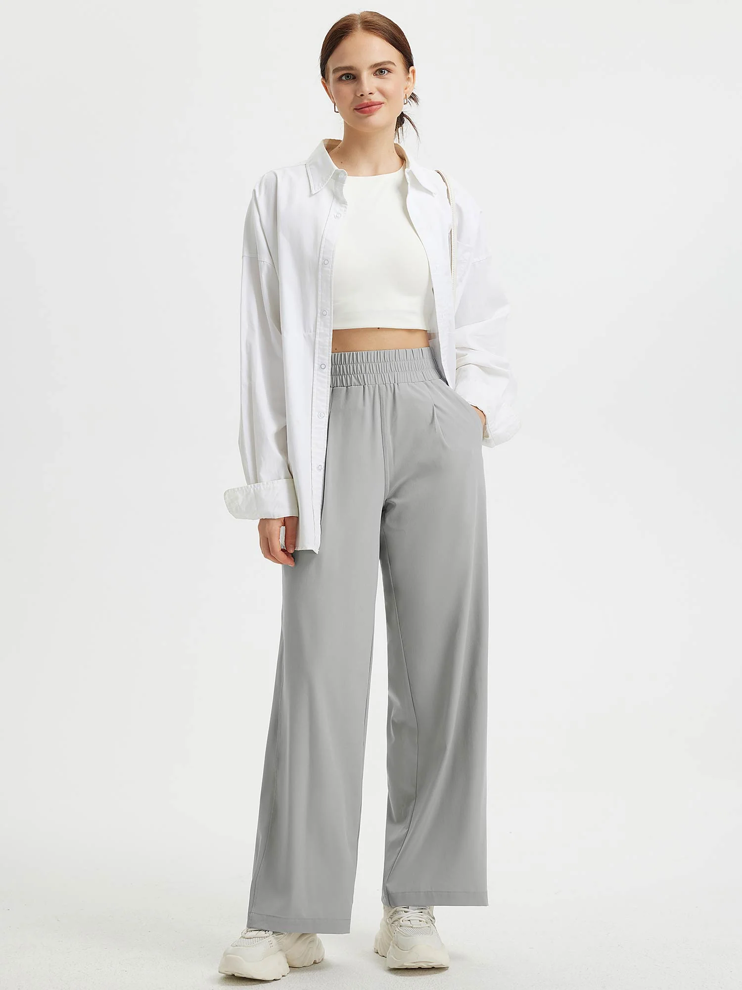 Evening Drift UPF 50+ Wide-Leg Pants - Image 4