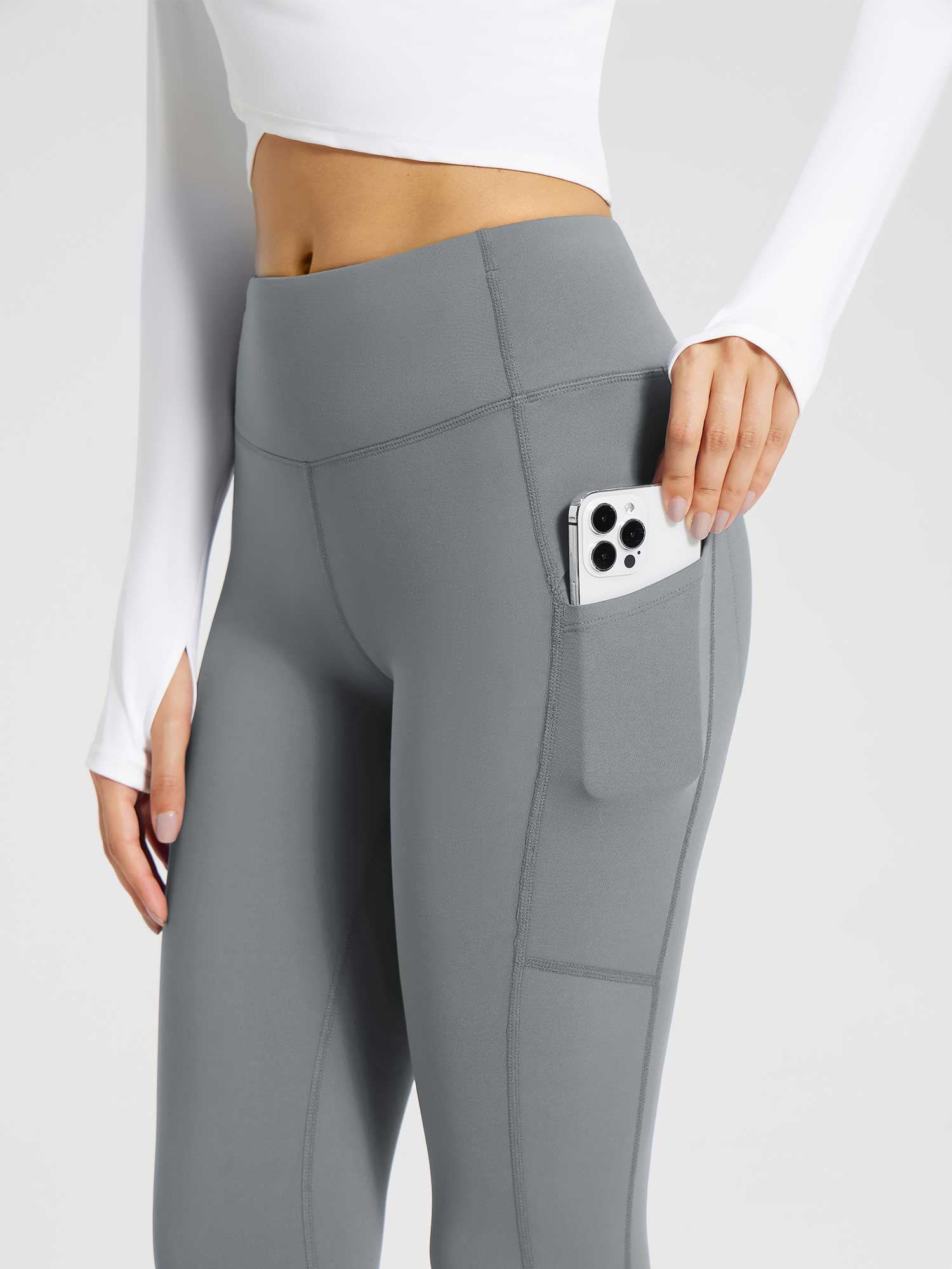 Laureate Fleece-Lined High Rise Pocket Leggings - Image 10