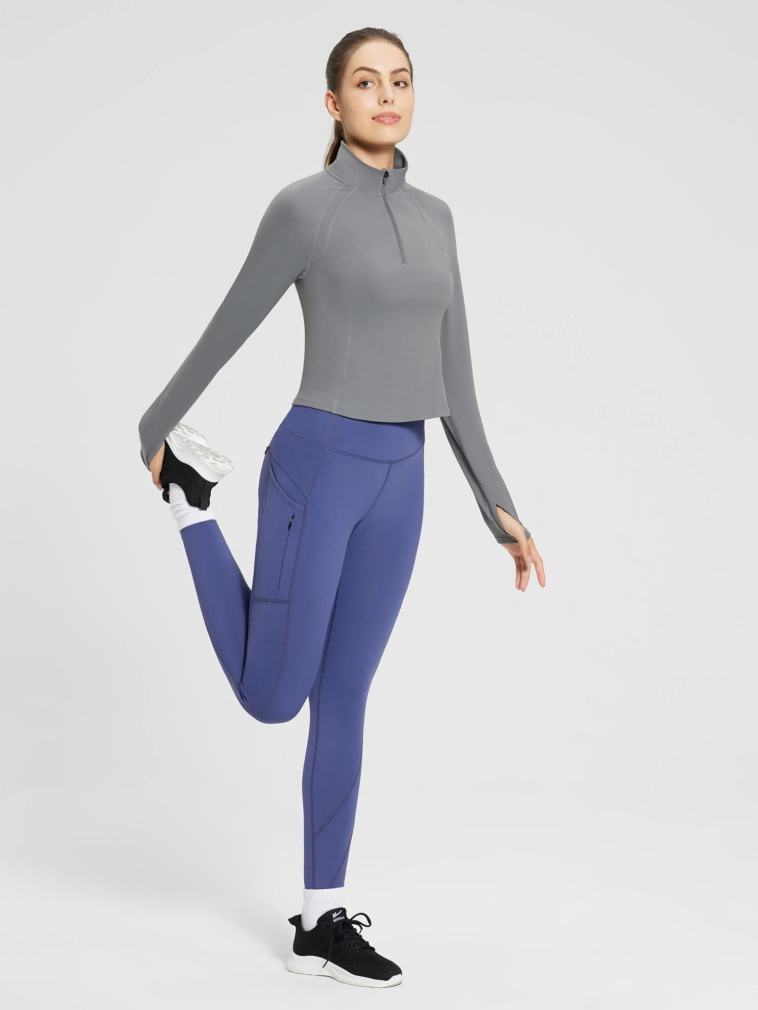 Laureate Fleece-Lined High Rise Pocket Leggings - Image 15