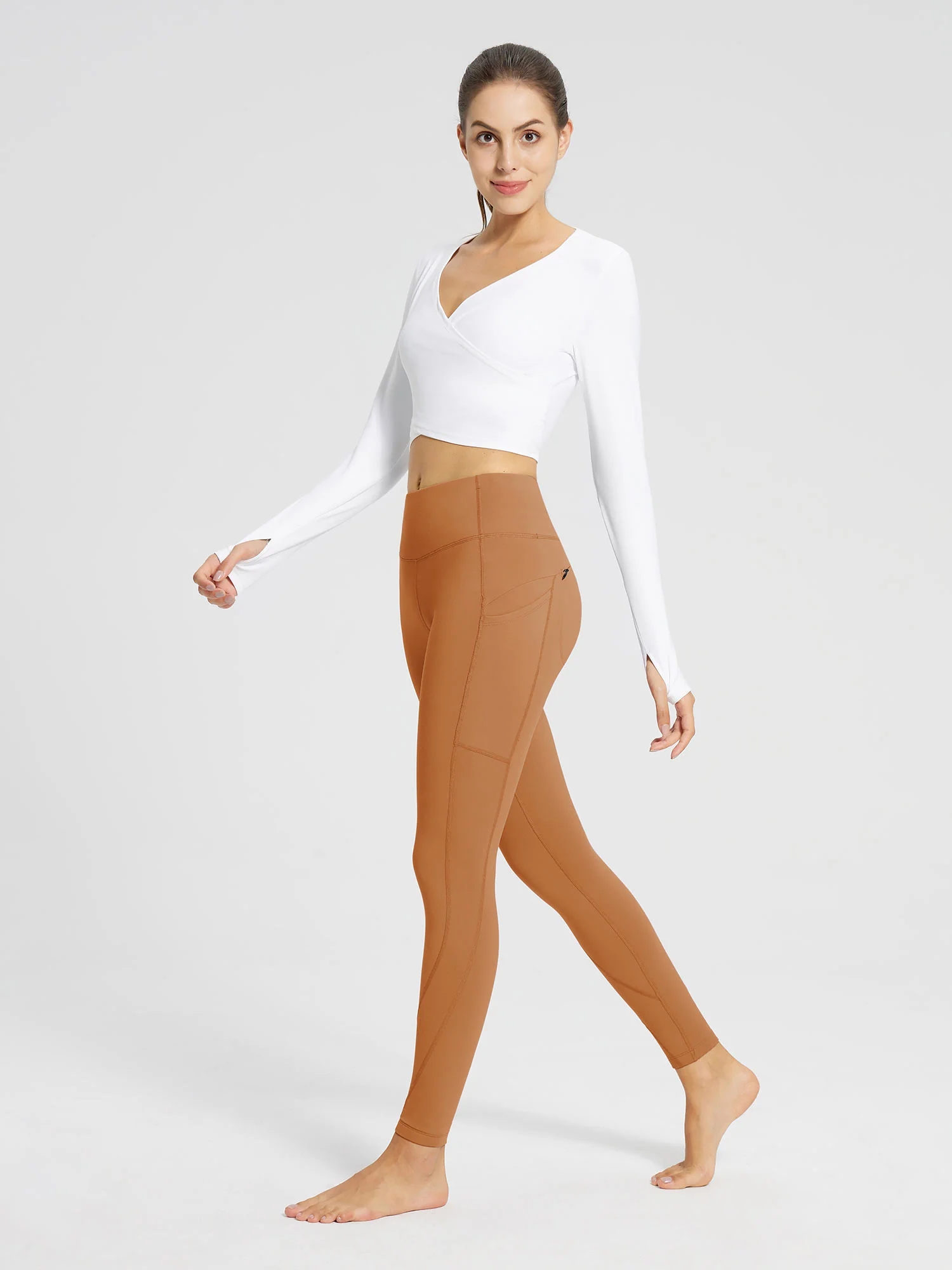 Laureate Fleece-Lined High Rise Pocket Leggings - Image 20