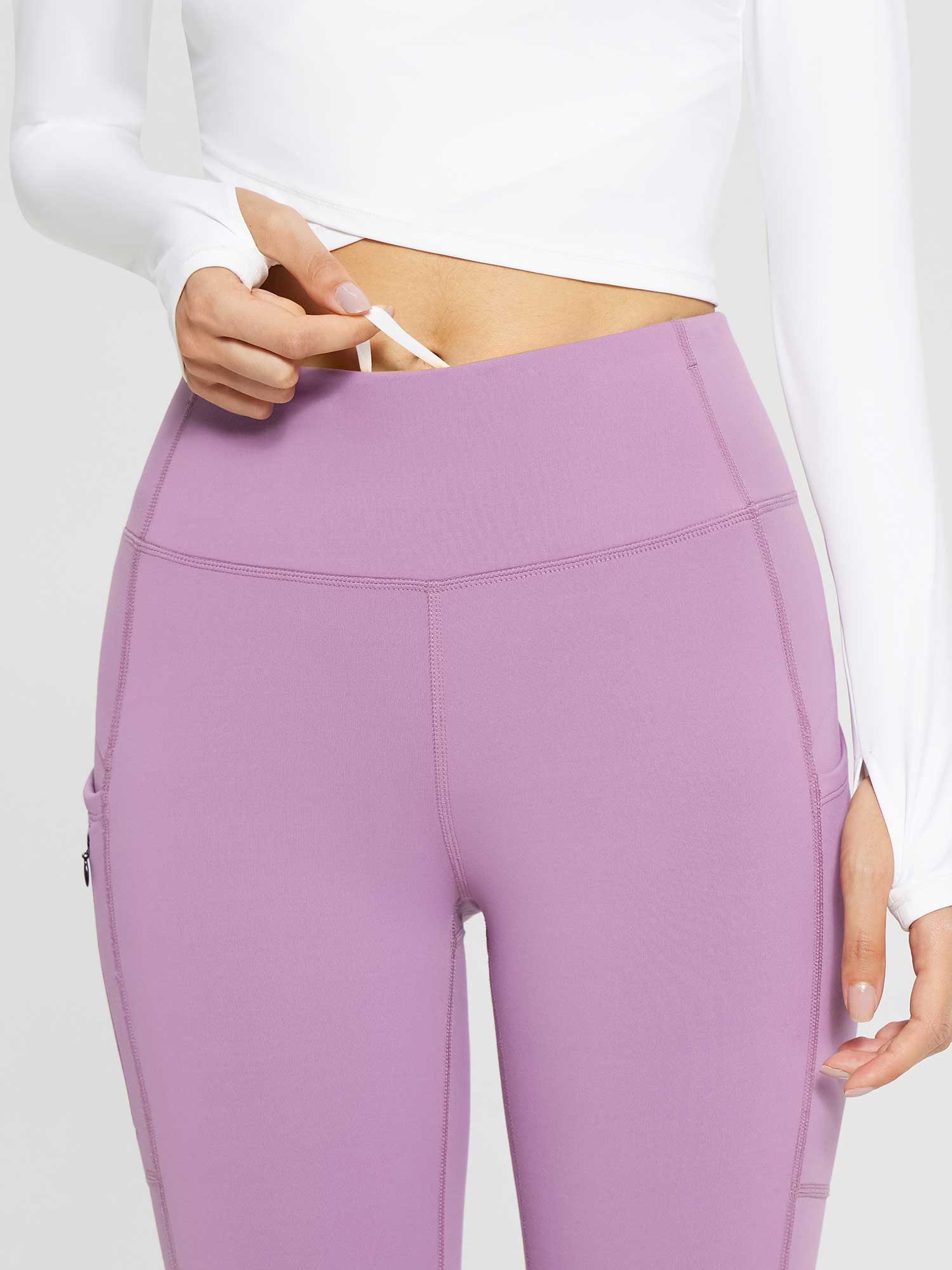 Laureate Fleece-Lined High Rise Pocket Leggings - Image 29