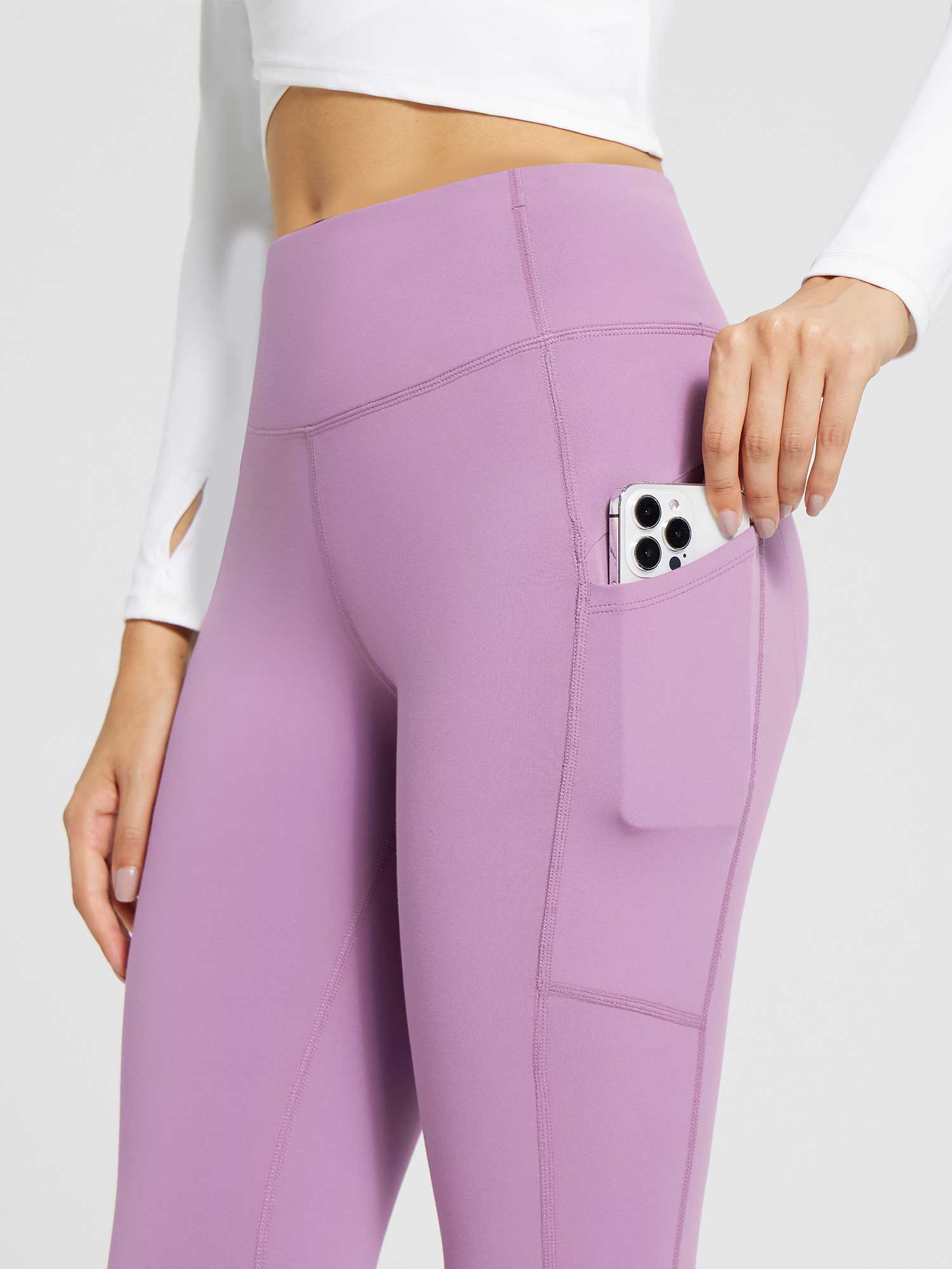 Laureate Fleece-Lined High Rise Pocket Leggings - Image 30
