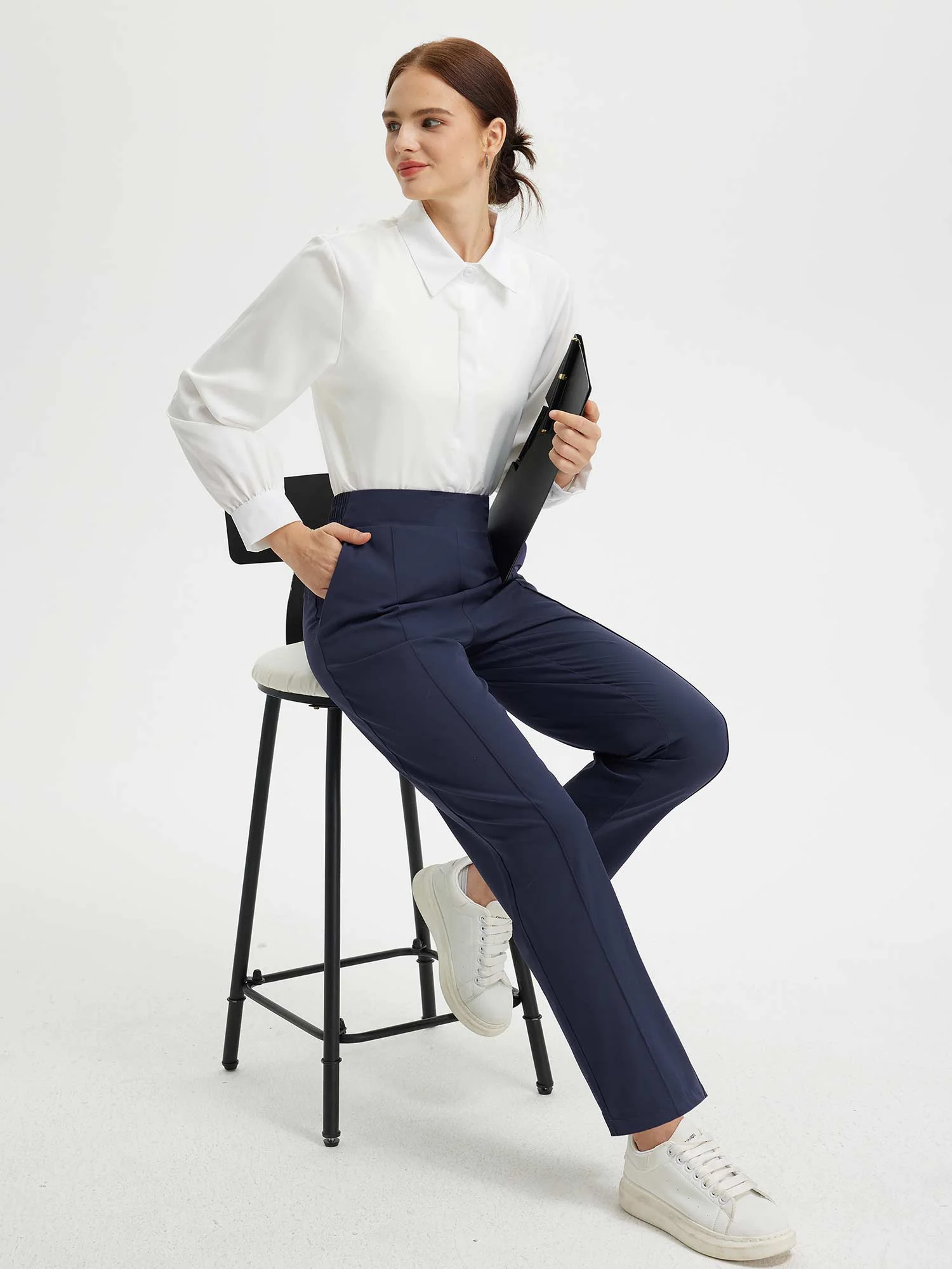 Evening Drift Tapered Trousers - Image 23