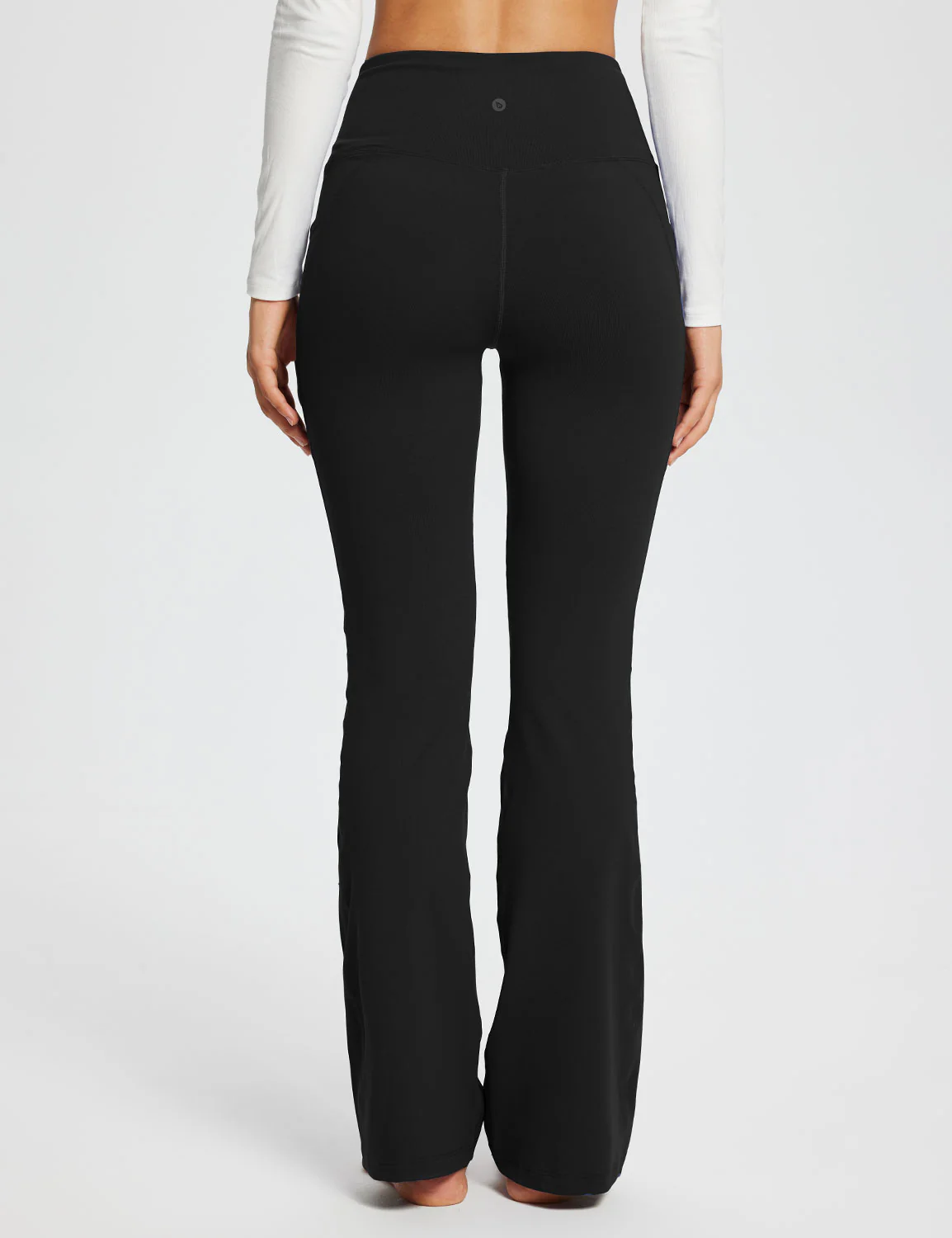 Laureate Women's 29" Crossover High-Waisted Flare Yoga Pants - Image 16