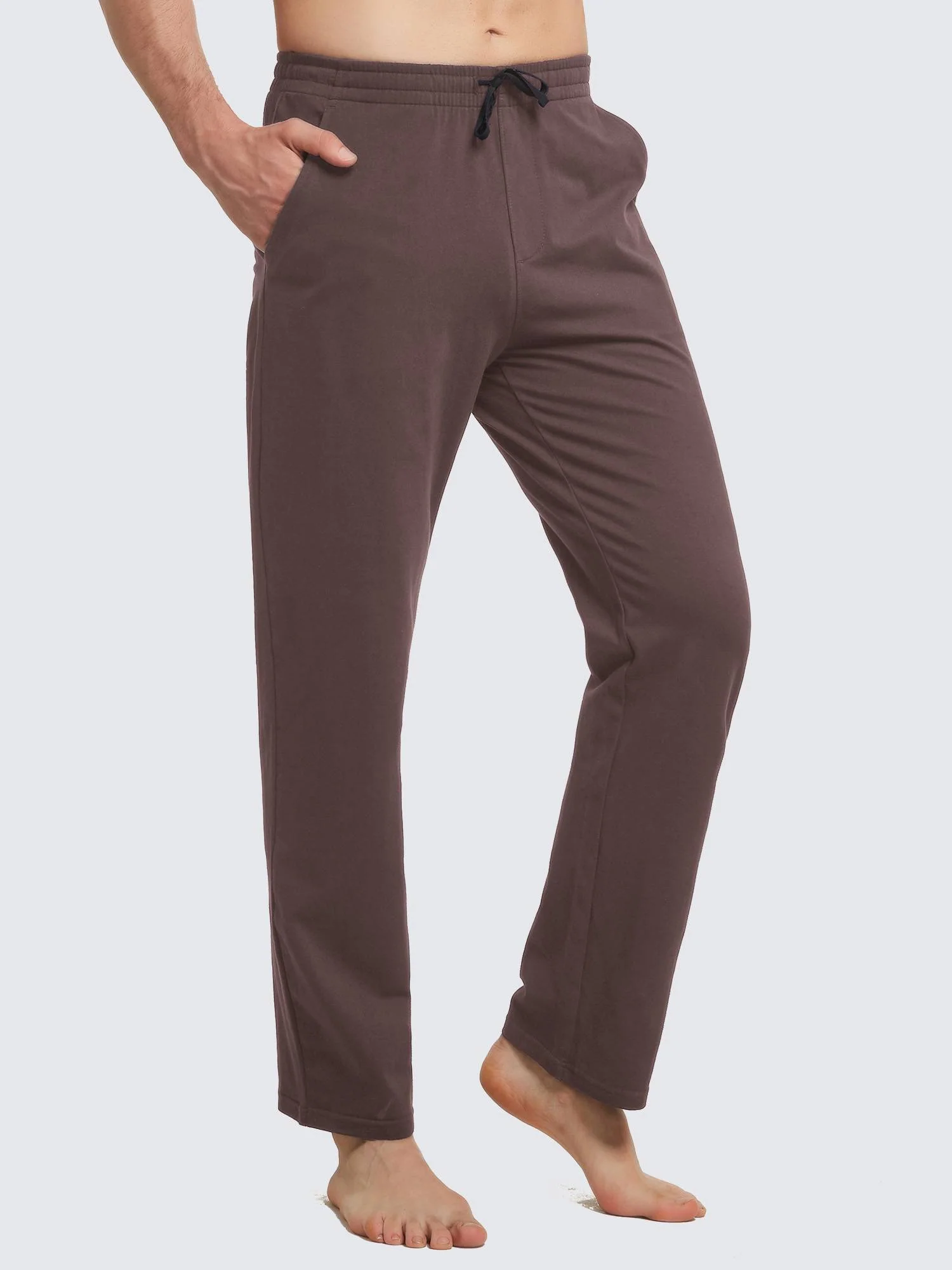 Men's Cotton Straight-Leg Lounge Drawstring Pants - Image 19