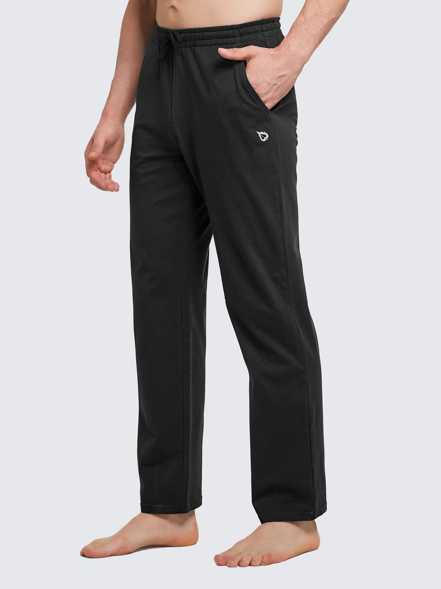 Men's Cotton Straight-Leg Lounge Drawstring Pants - Image 67
