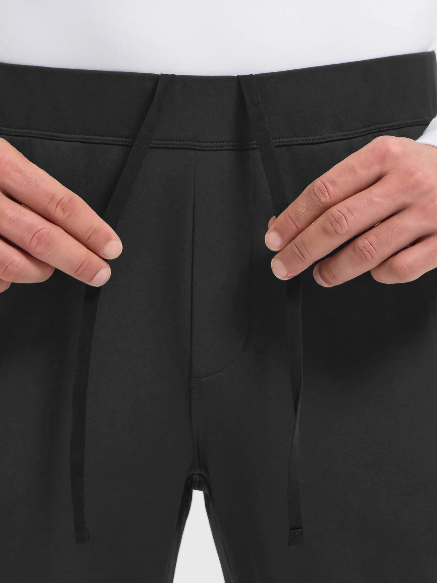 Men's Golf Elastic-Waist Fleece Straight-Leg Pants - Image 5