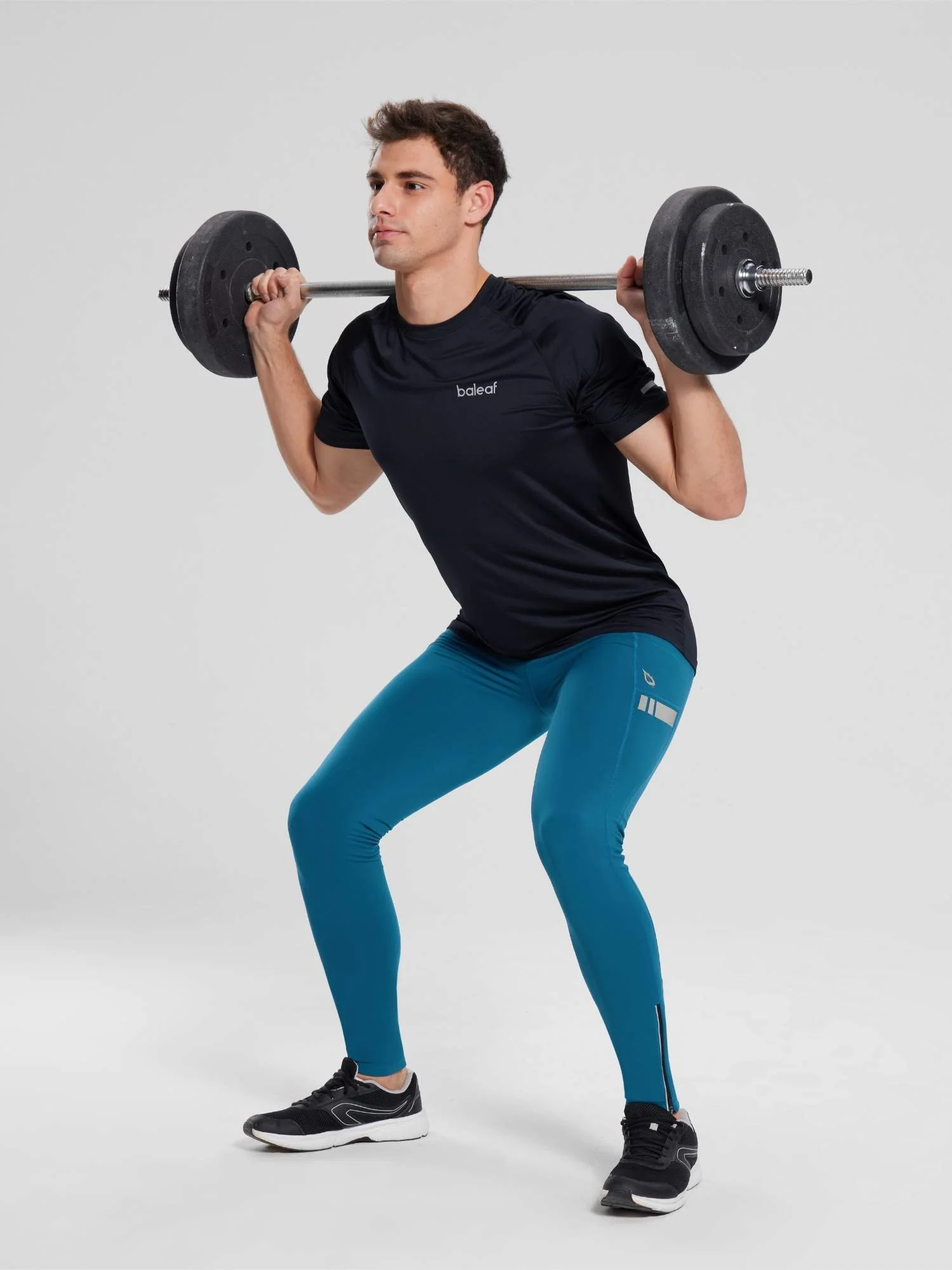 Men's 30" Fleece-Lined Cycling Tights - Image 10