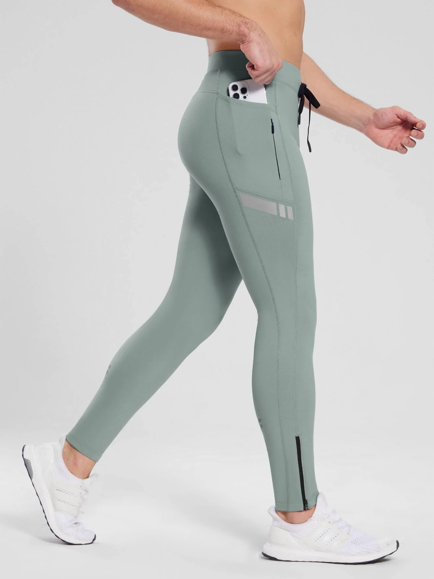 Men's 30" Fleece-Lined Cycling Tights - Image 14
