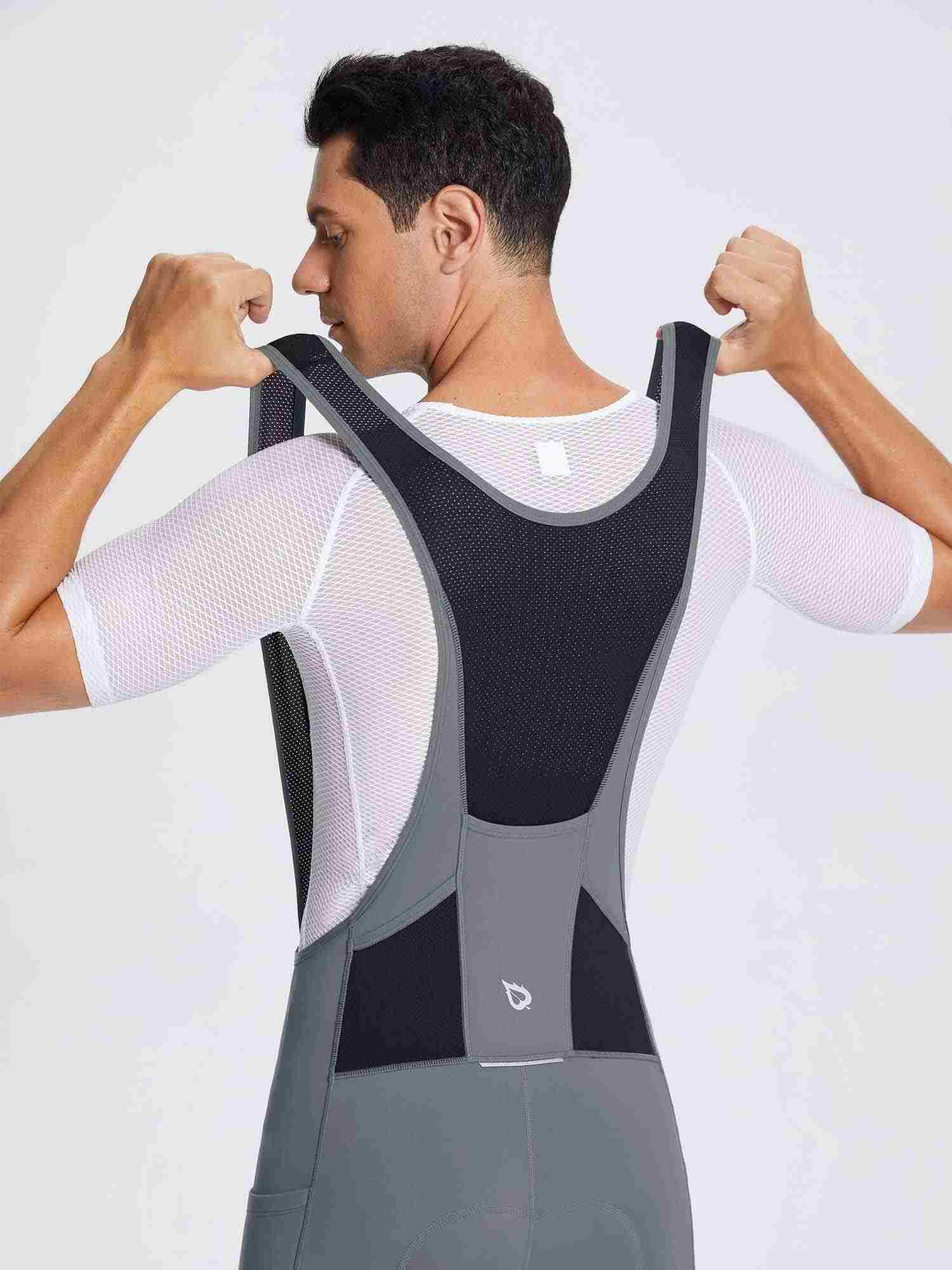 Men's Fleece Bib Cycling Tights - Image 10