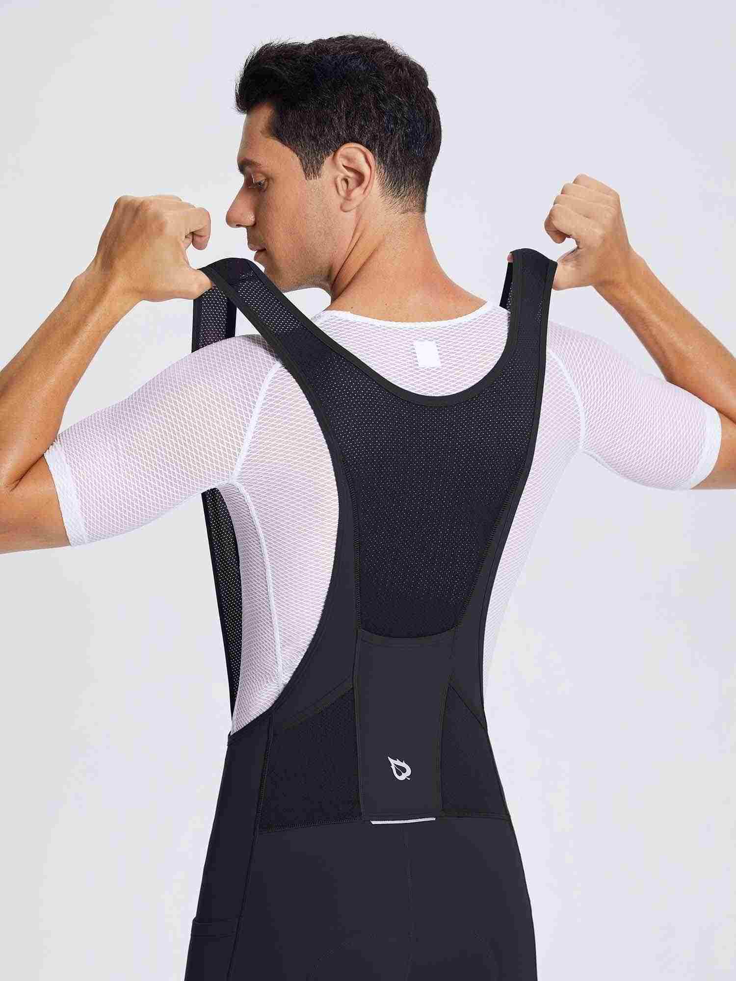 Men's Fleece Bib Cycling Tights - Image 16