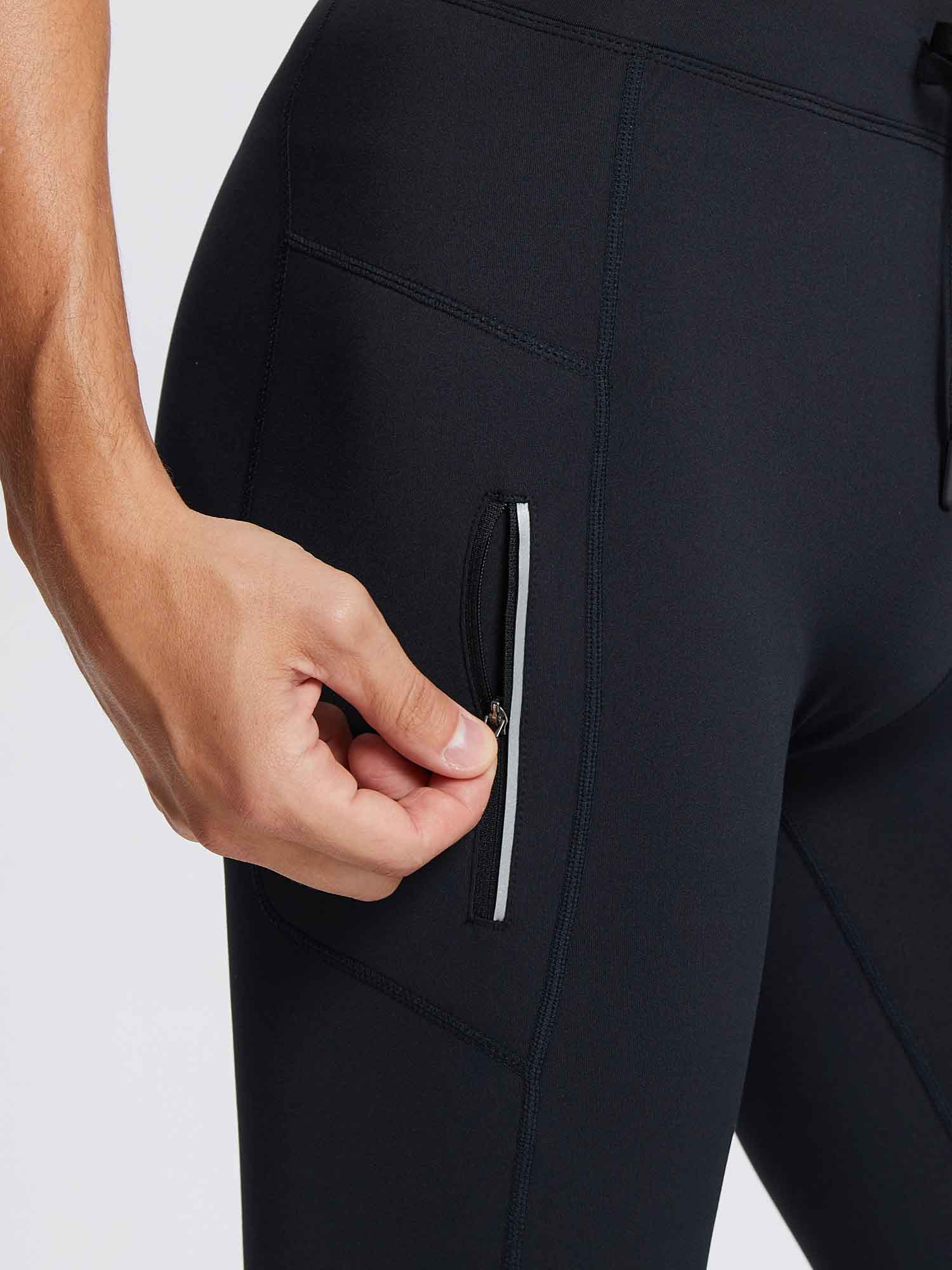 Men's Fleece Lined Winter Running Tights - Image 11
