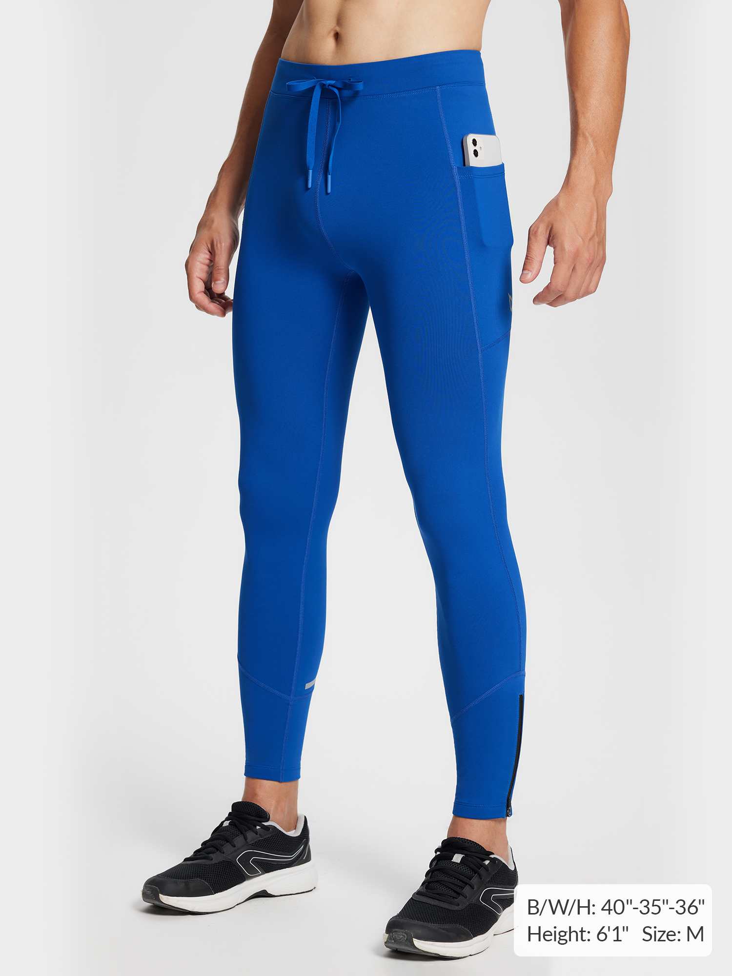 Men's Fleece Lined Winter Running Tights - Image 22
