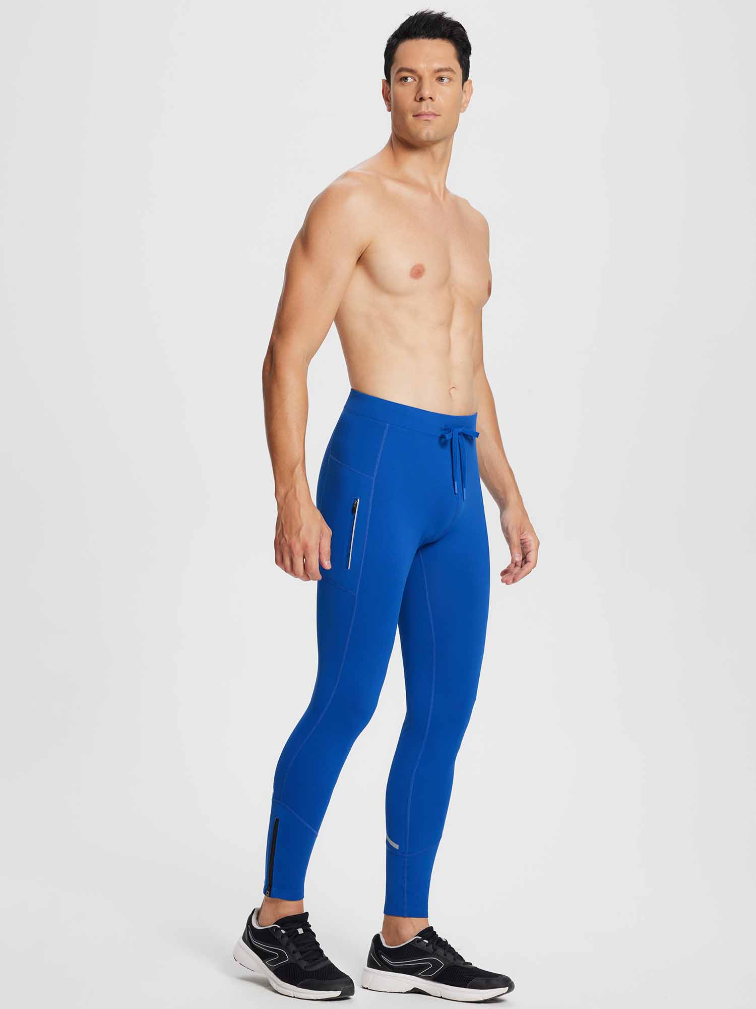 Men's Fleece Lined Winter Running Tights - Image 25