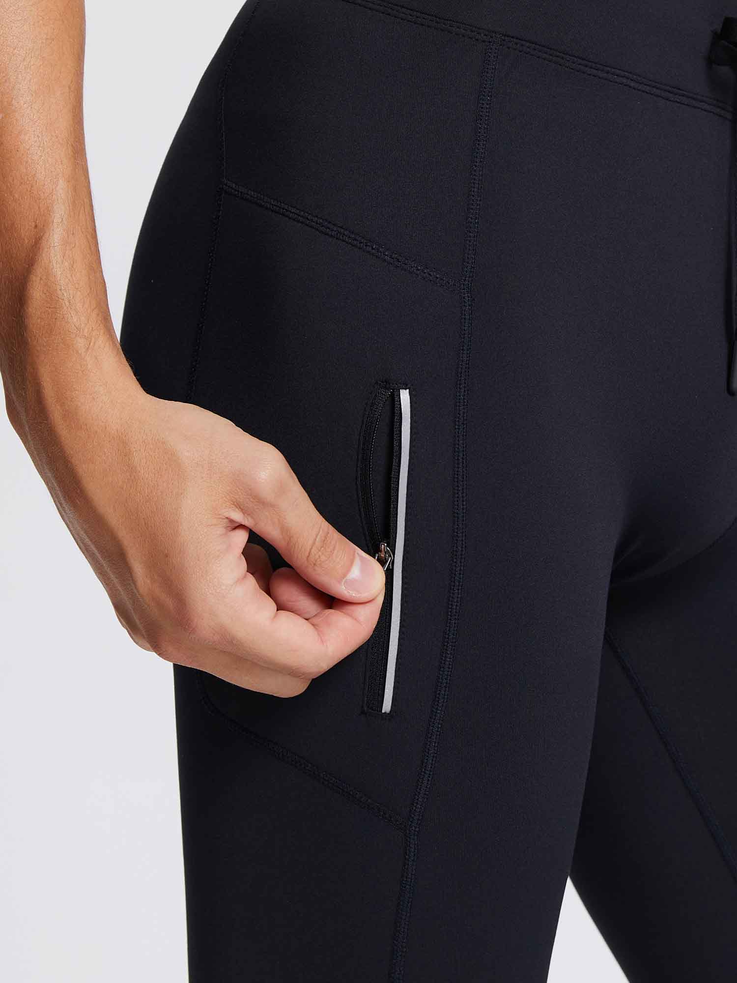 Men's Fleece Lined Winter Running Tights - Image 4