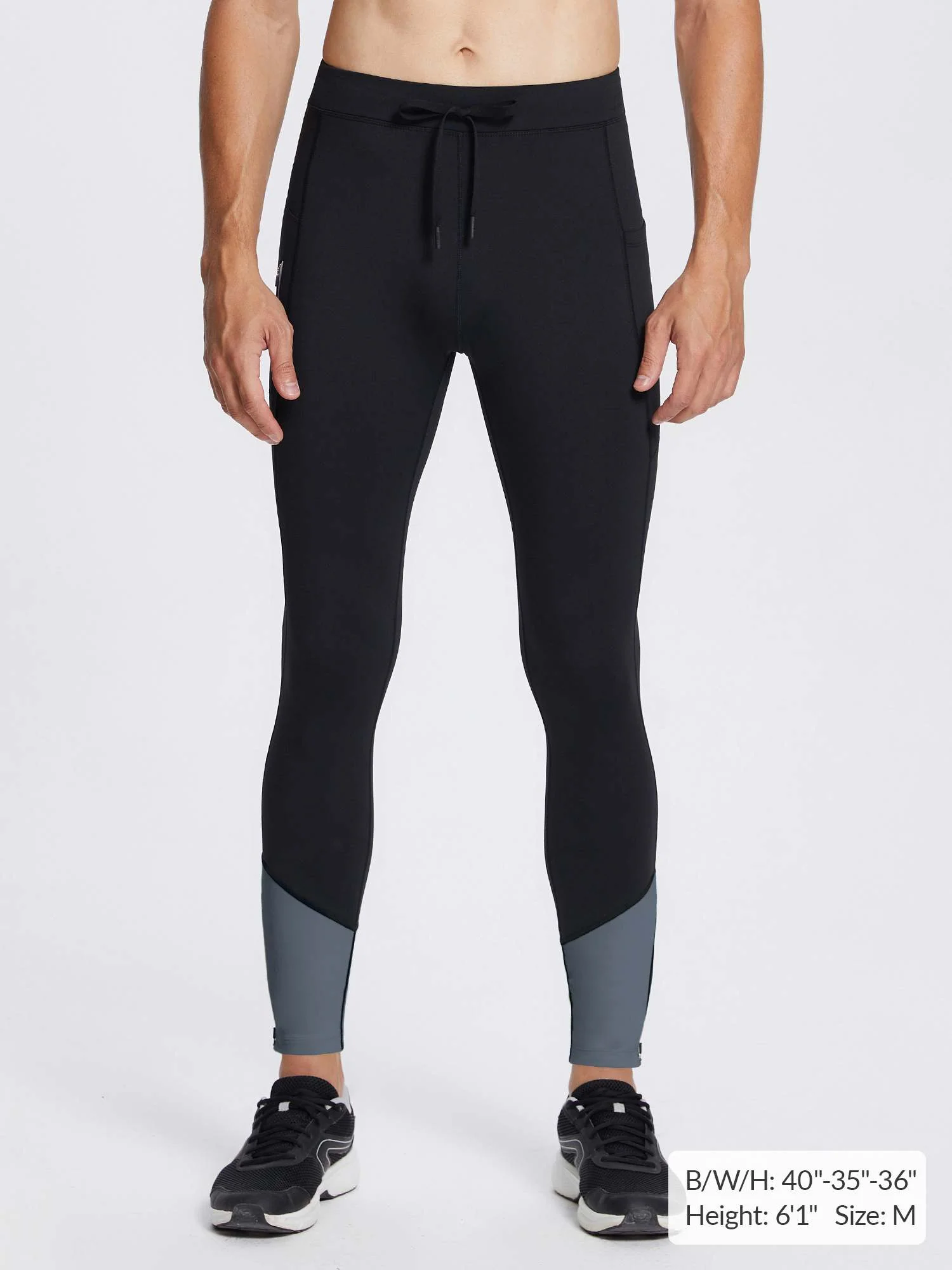 Men's Fleece Lined Winter Running Tights - Image 9