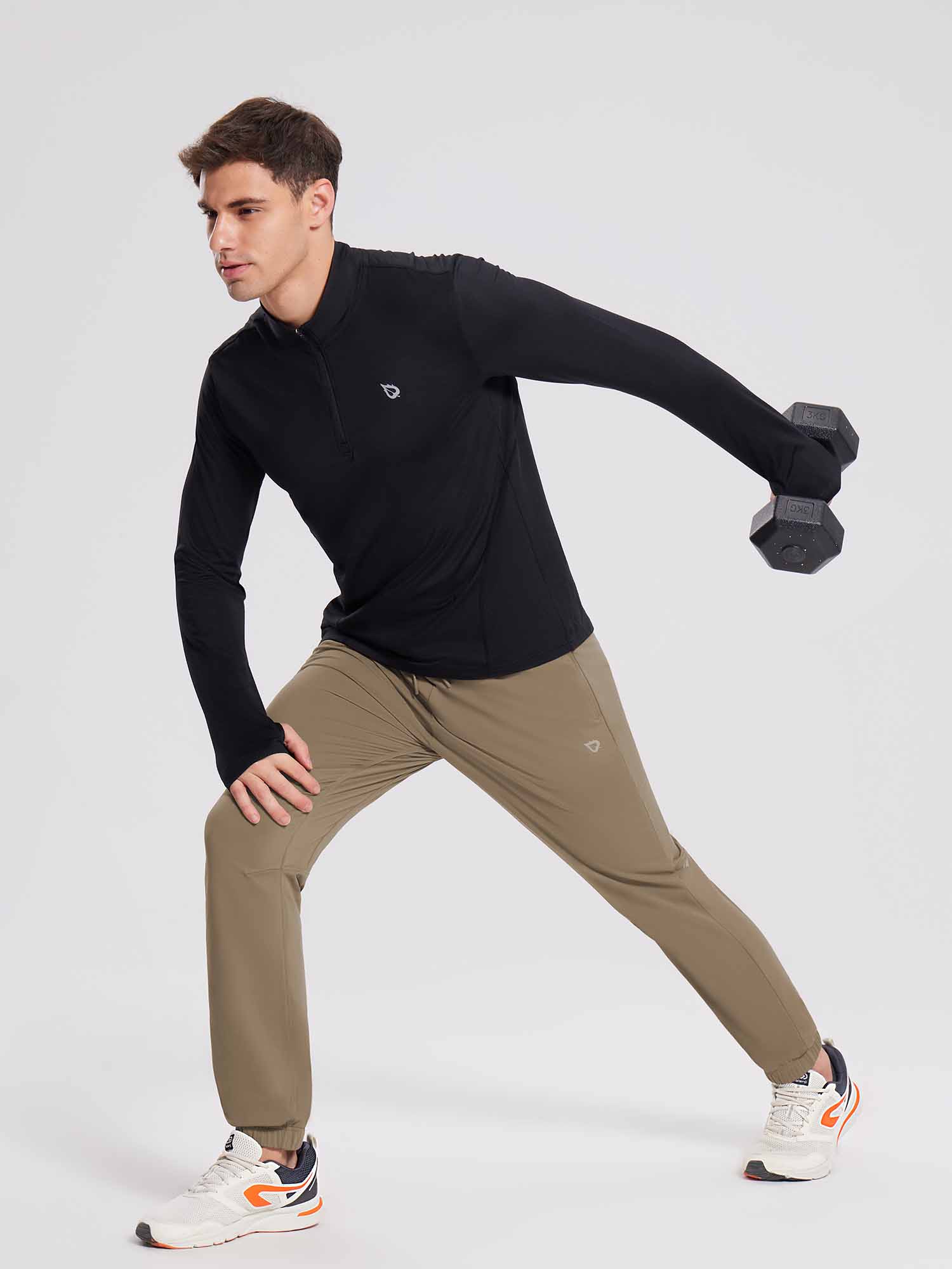 Men's Reflective Fleece Jogger Pants - Image 18