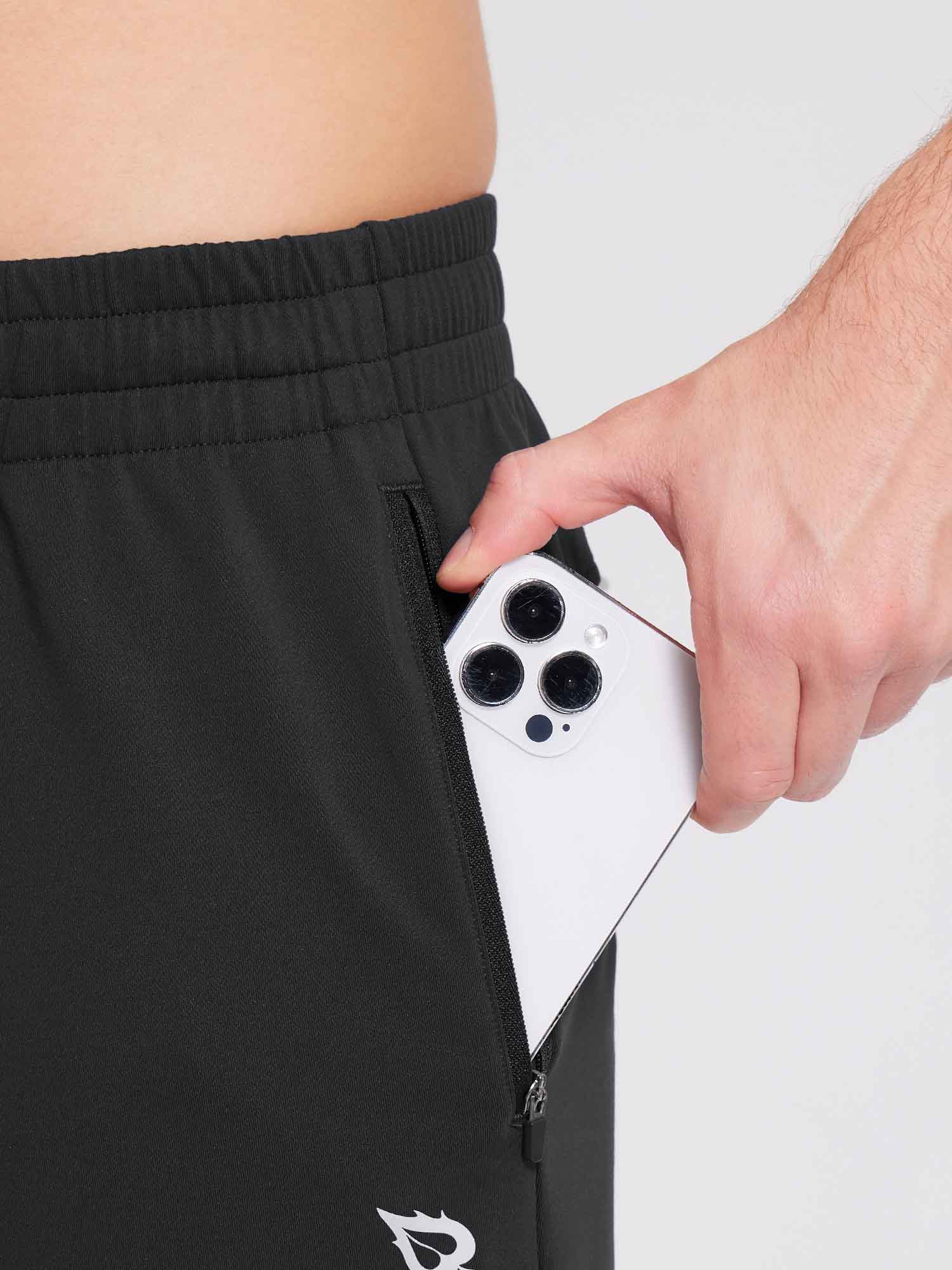 Men's Reflective Fleece Jogger Pants - Image 2