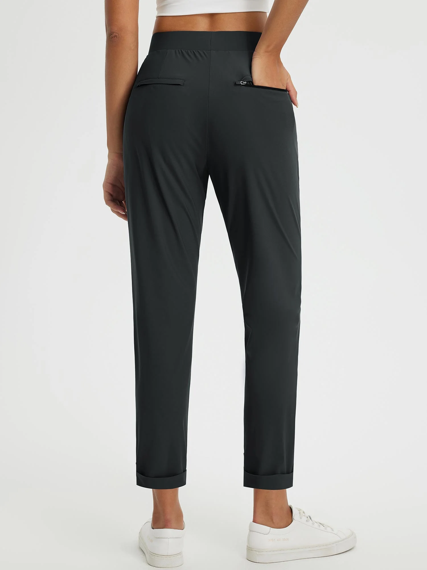 Dynamic Form High-Rise Tapered Trousers - Image 28