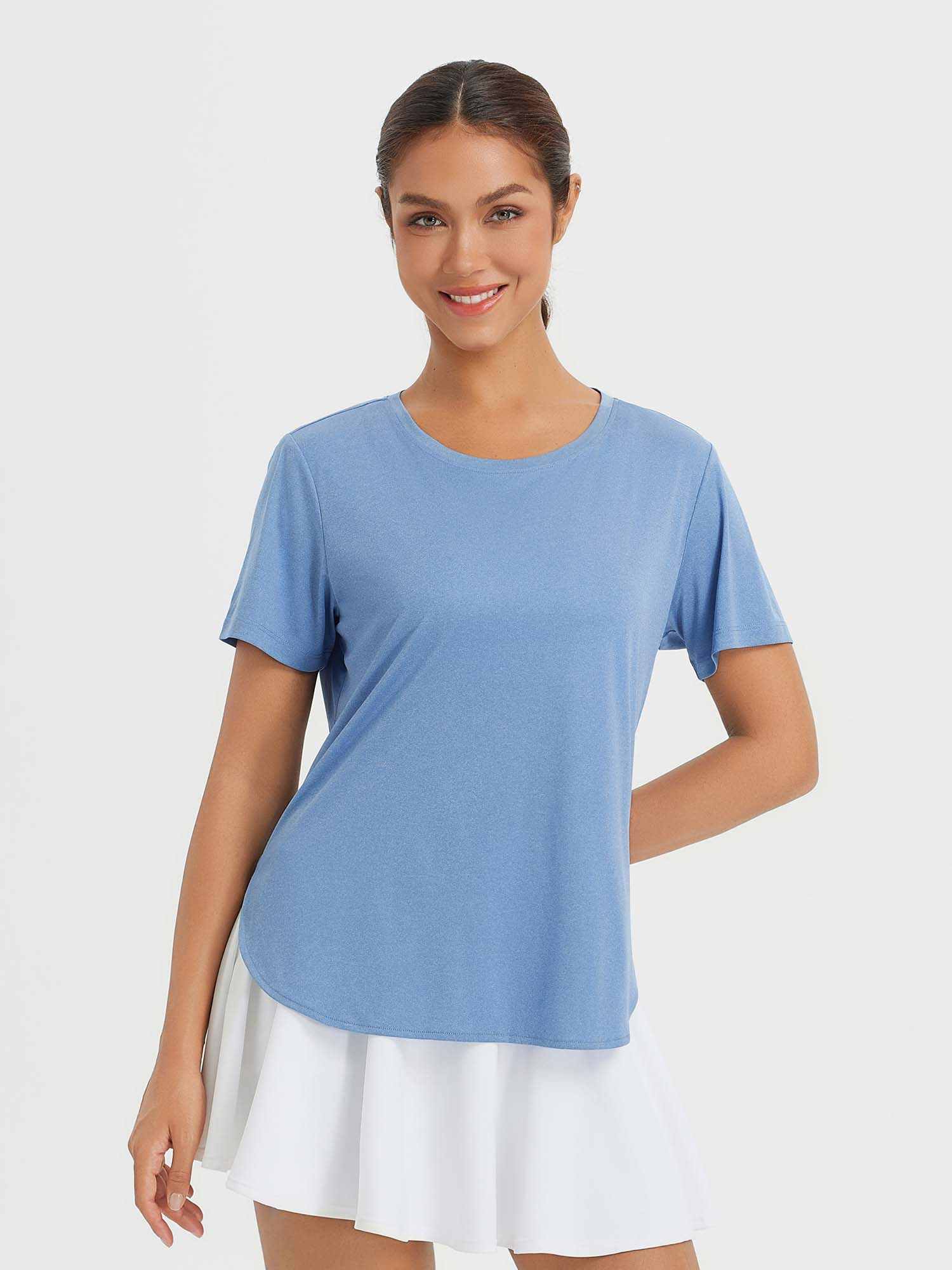 Women's Outdoor Short Sleeve Crew Neck T-Shirt - Image 19