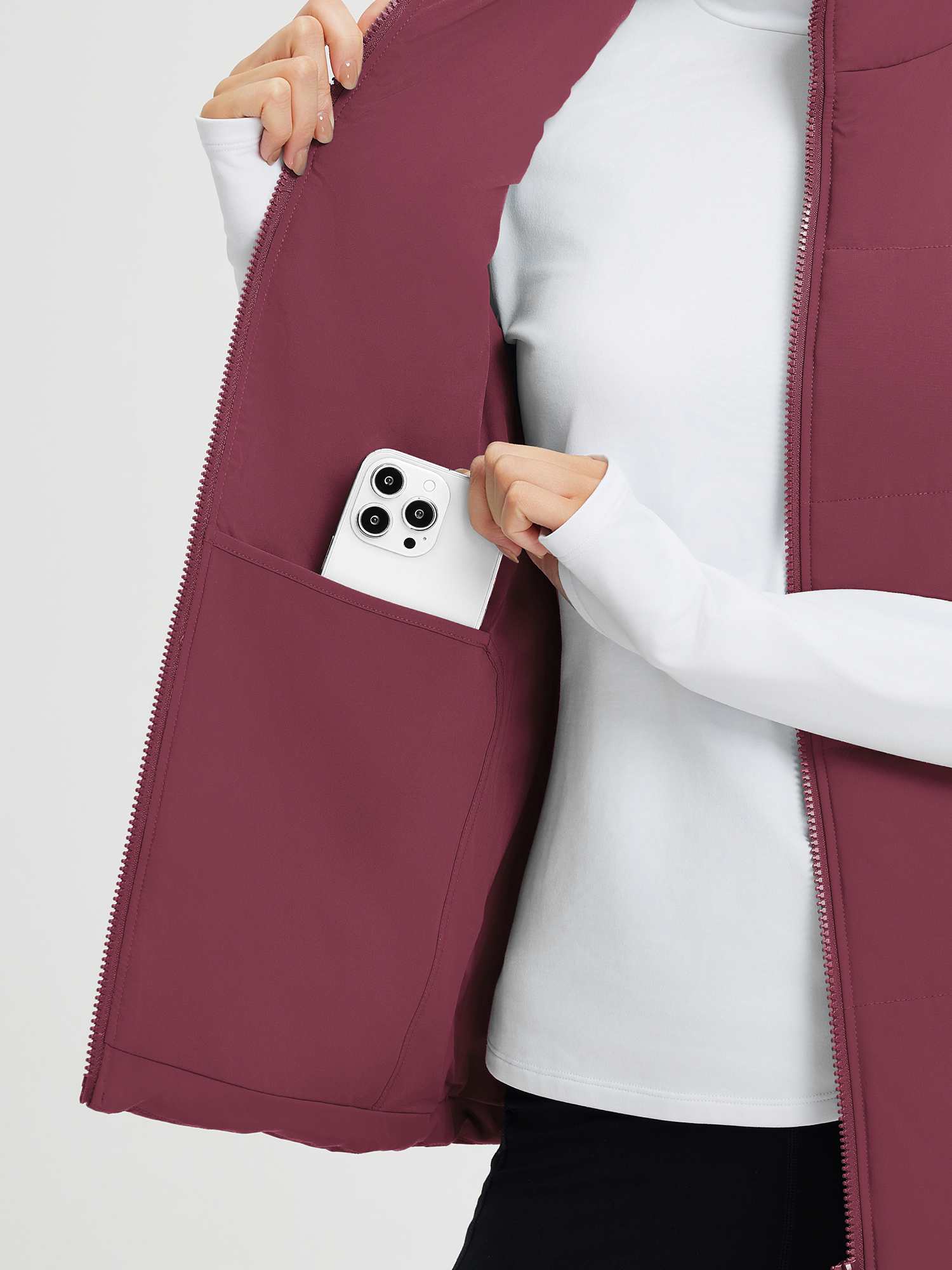 Outdoor Quilted Dupont Insulated Vest - Image 22