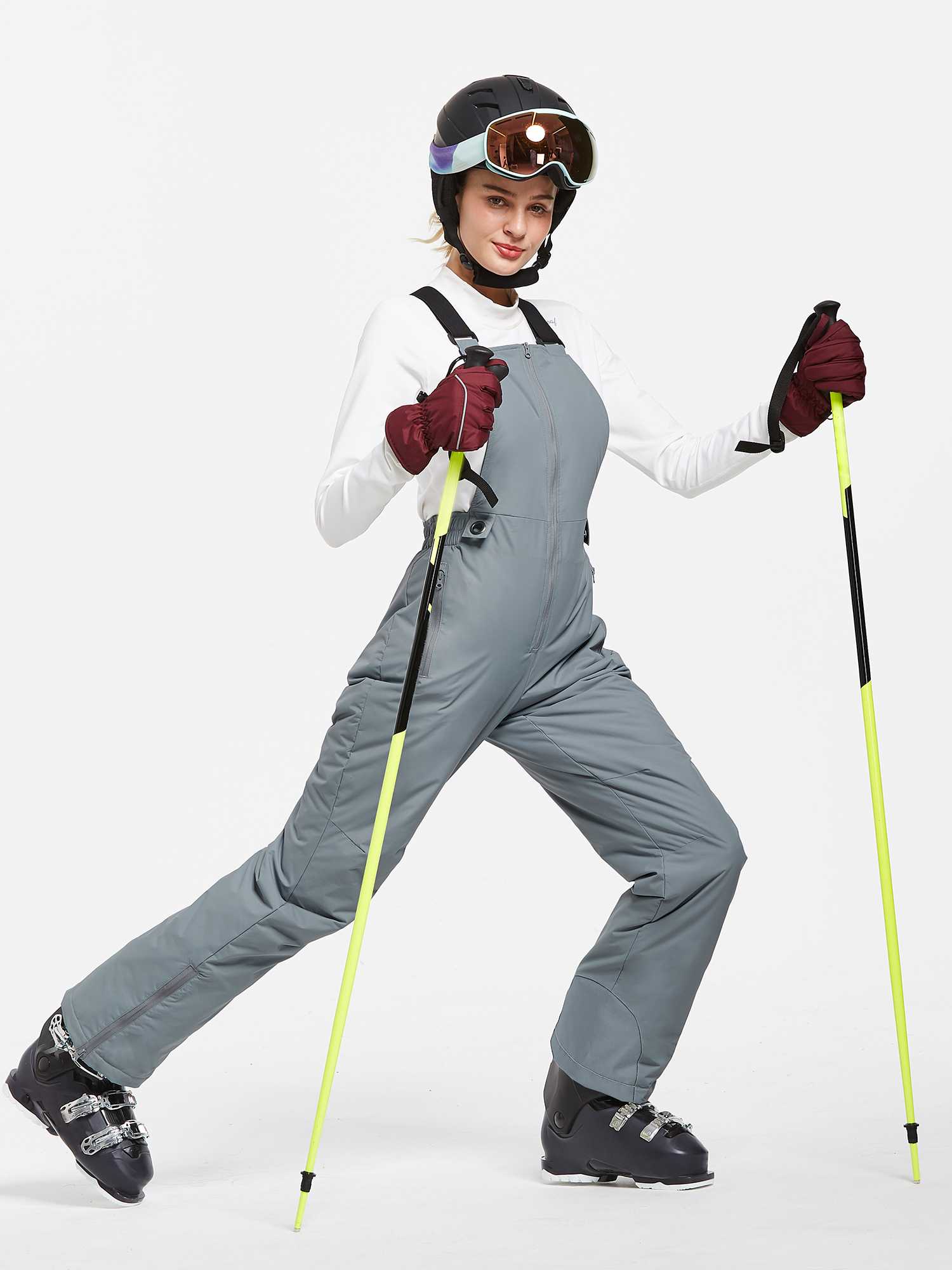 Outdoor Ski Bib Pants with Adjustable Straps - Image 16