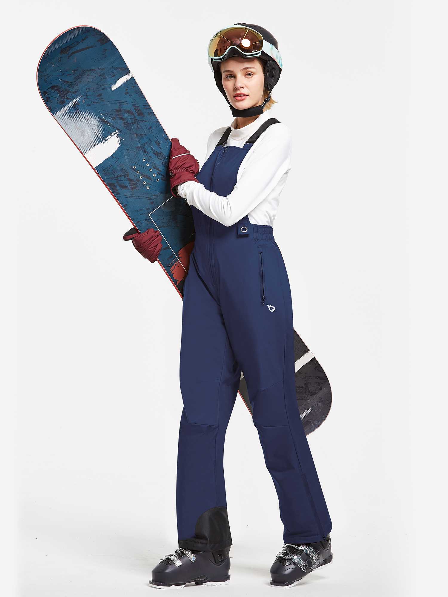 Outdoor Ski Bib Pants with Adjustable Straps - Image 24