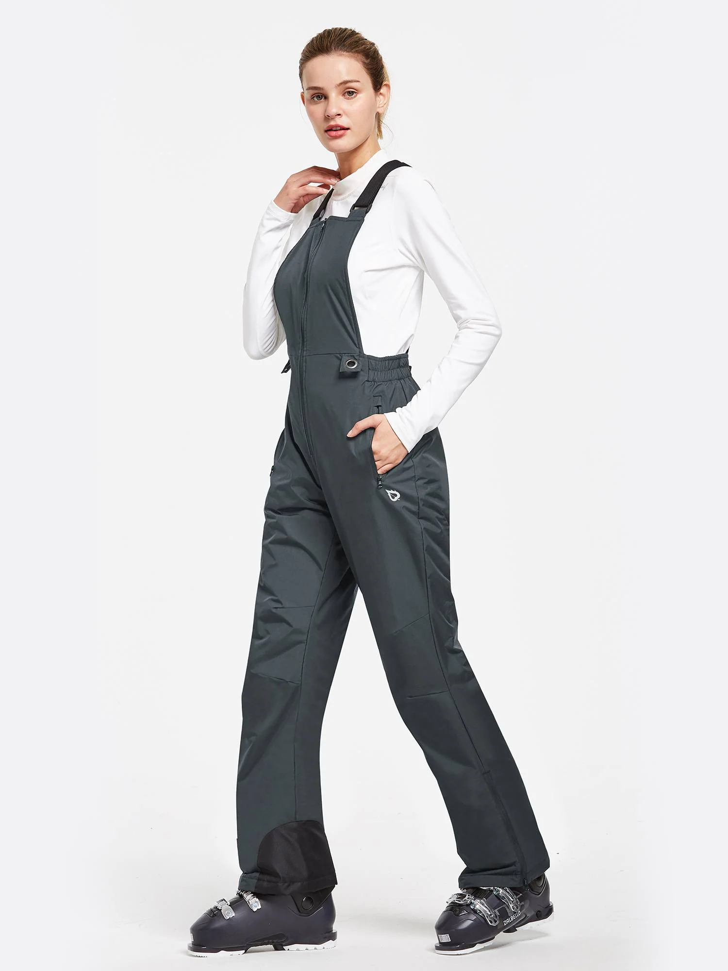 Outdoor Ski Bib Pants with Adjustable Straps - Image 34