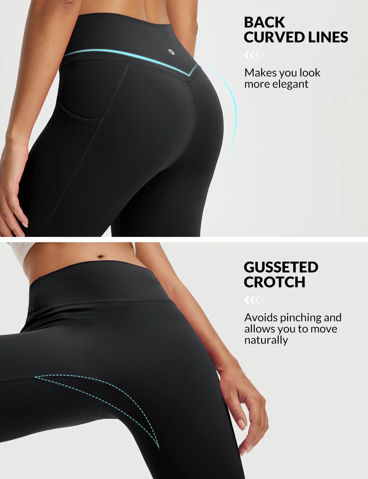 Women's 21" High-Waisted Capris - Image 3