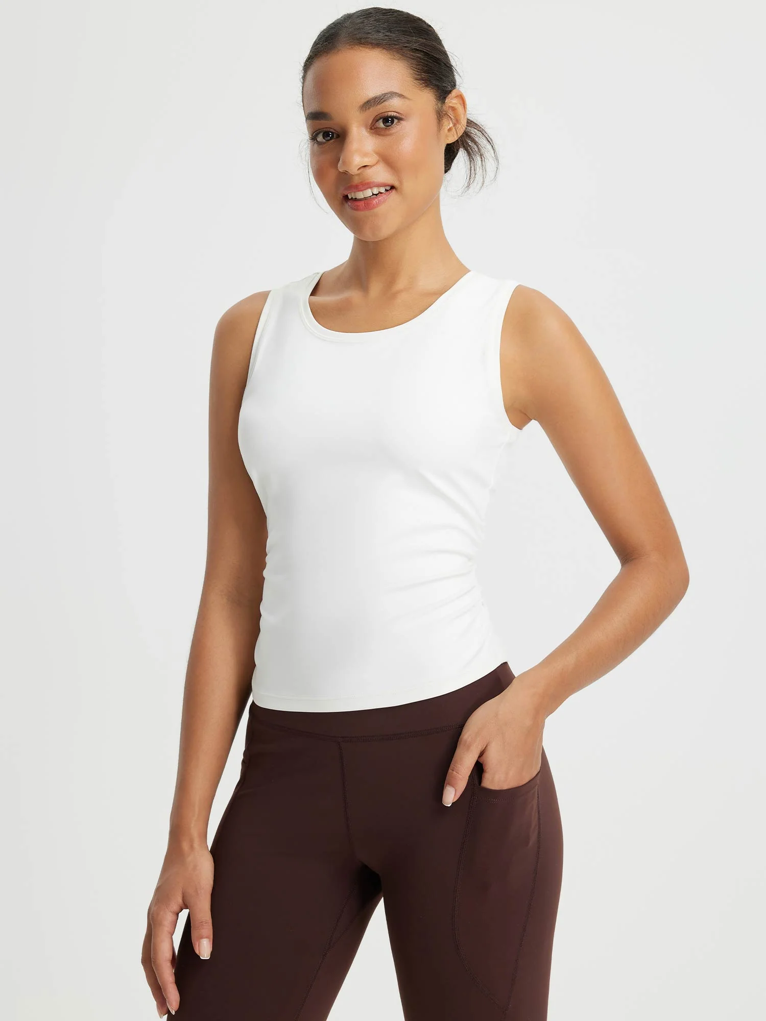 Power Glide Side Cinch Tank Top - Image 10
